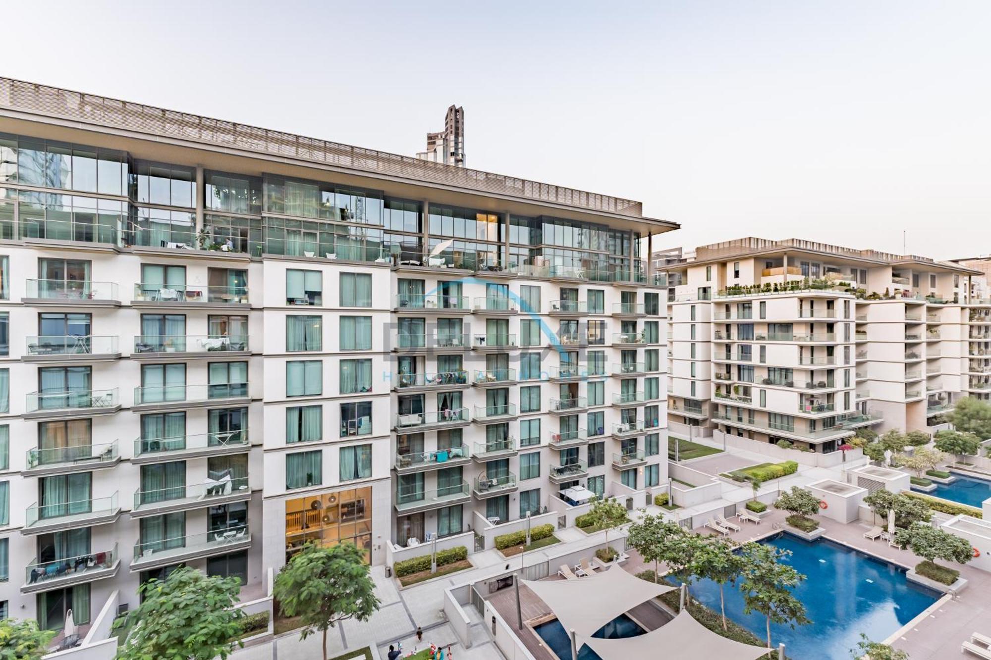 Bright 1br In Sobha Hartland Greens Phase Ii Building 01, Nad Al Sheba By Deluxe Homes Dubai
