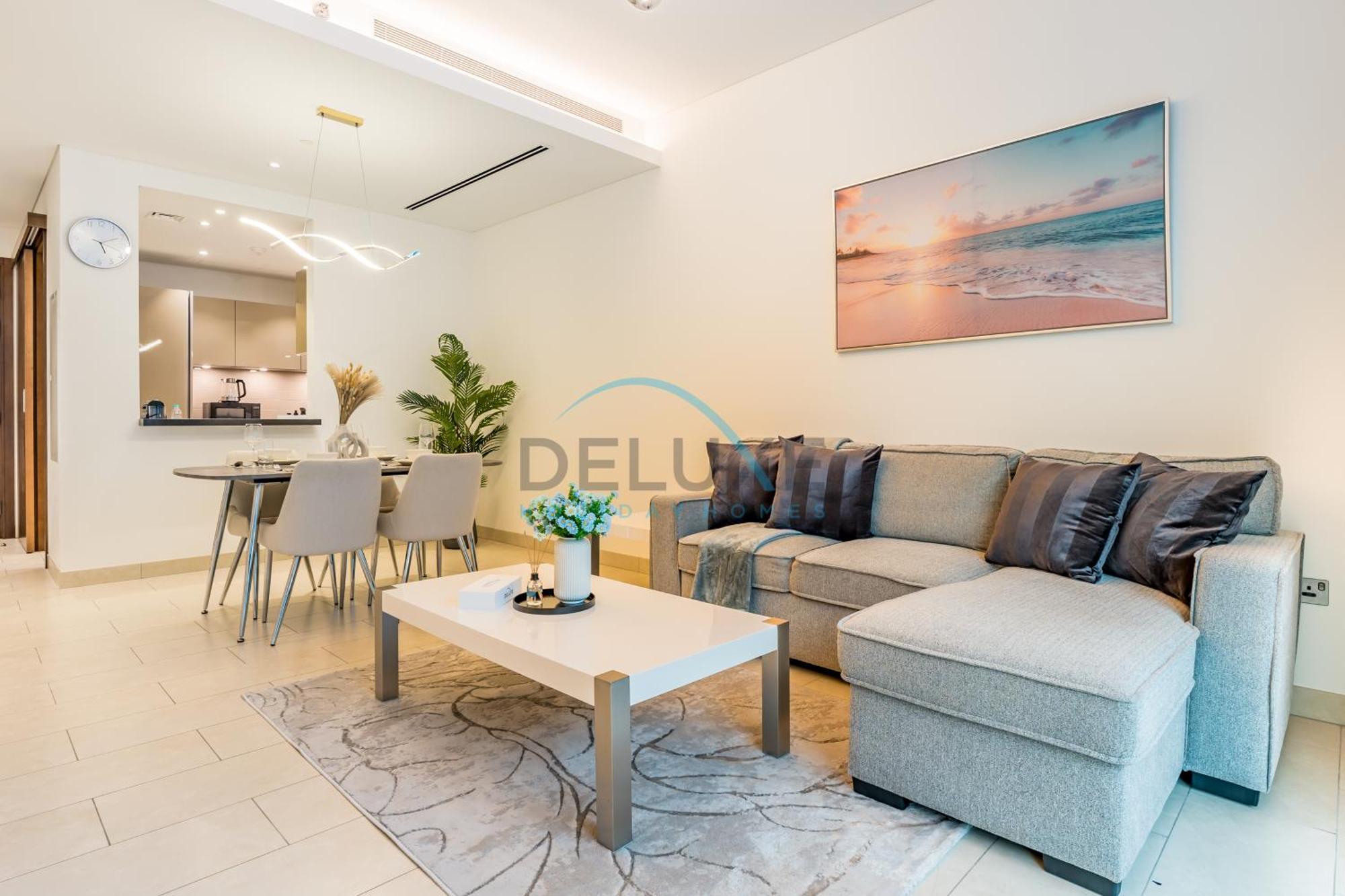 Bright 1br In Sobha Hartland Greens Phase Ii Building 01, Nad Al Sheba By Deluxe Homes Apartment Dubai