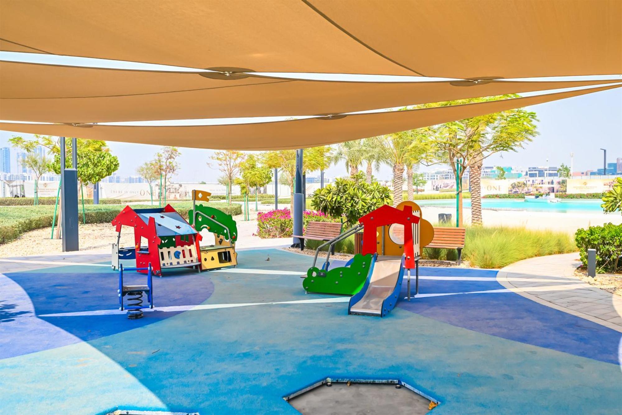 1br Escape By The Lagoon In District One Meydan Apartment *