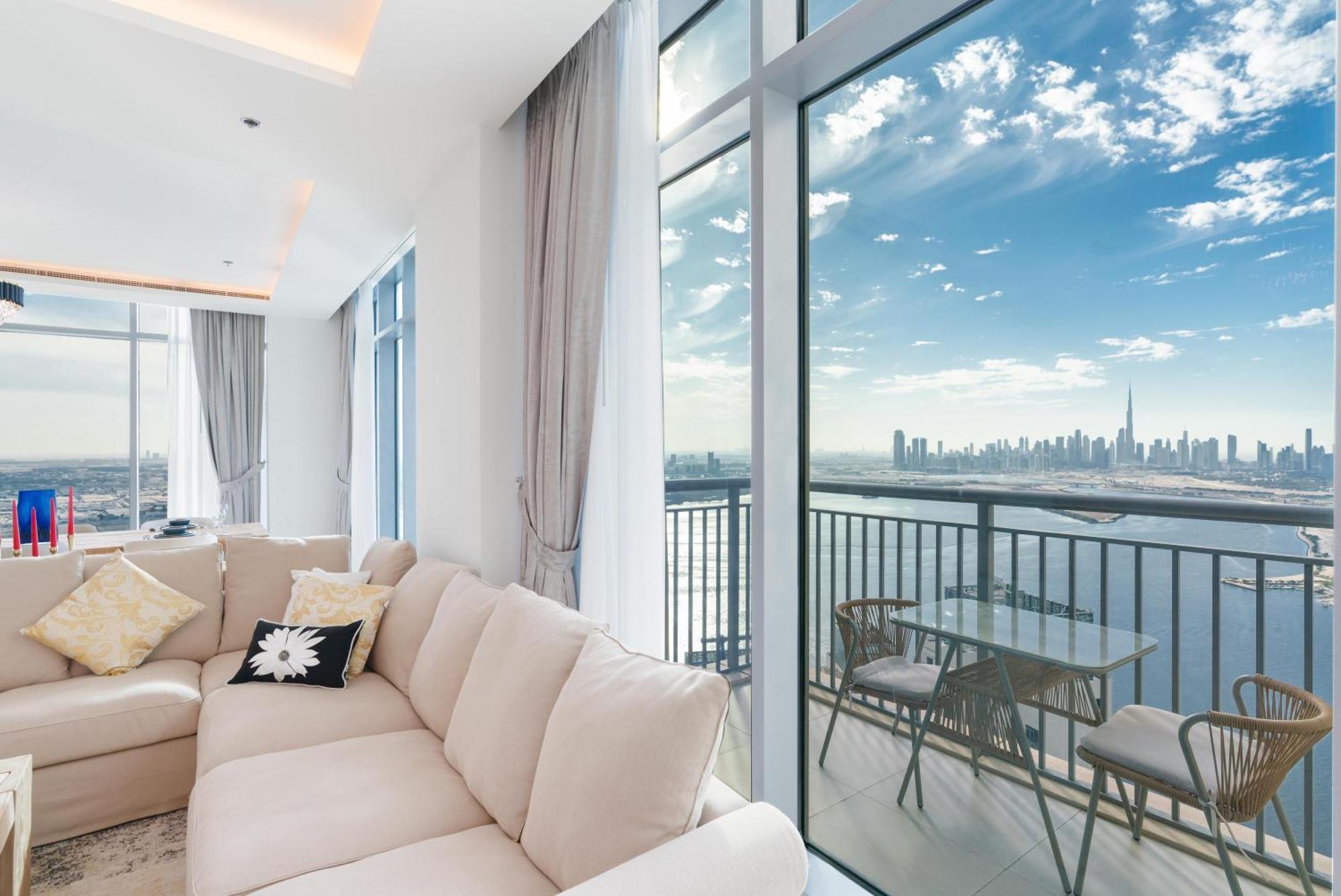 Boulevard - Luxury 3br Penthouse With Burj Khalifa And Creek Views