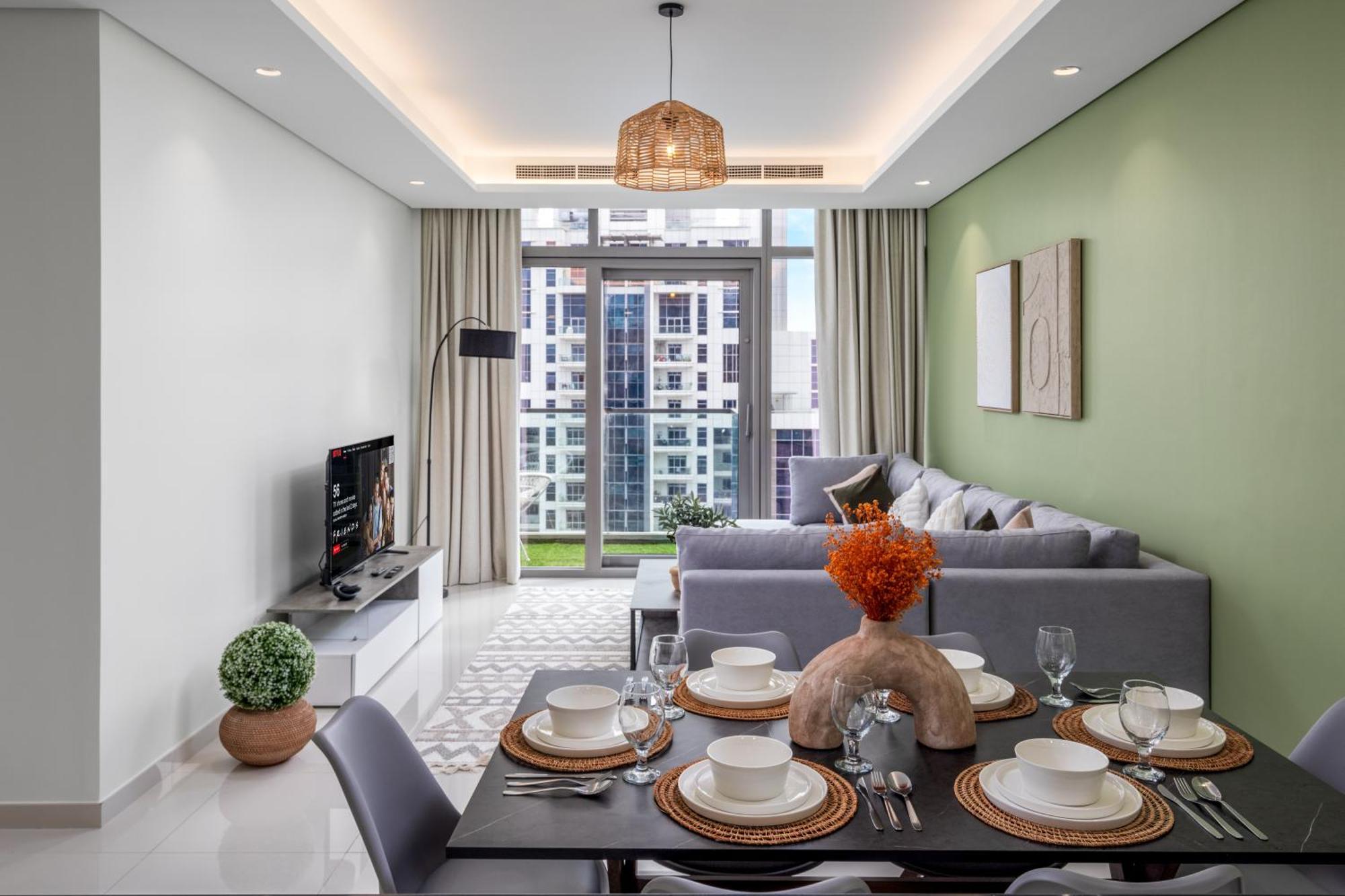Apartment Downtown Skyline & Burj Khalifa Views Dubai