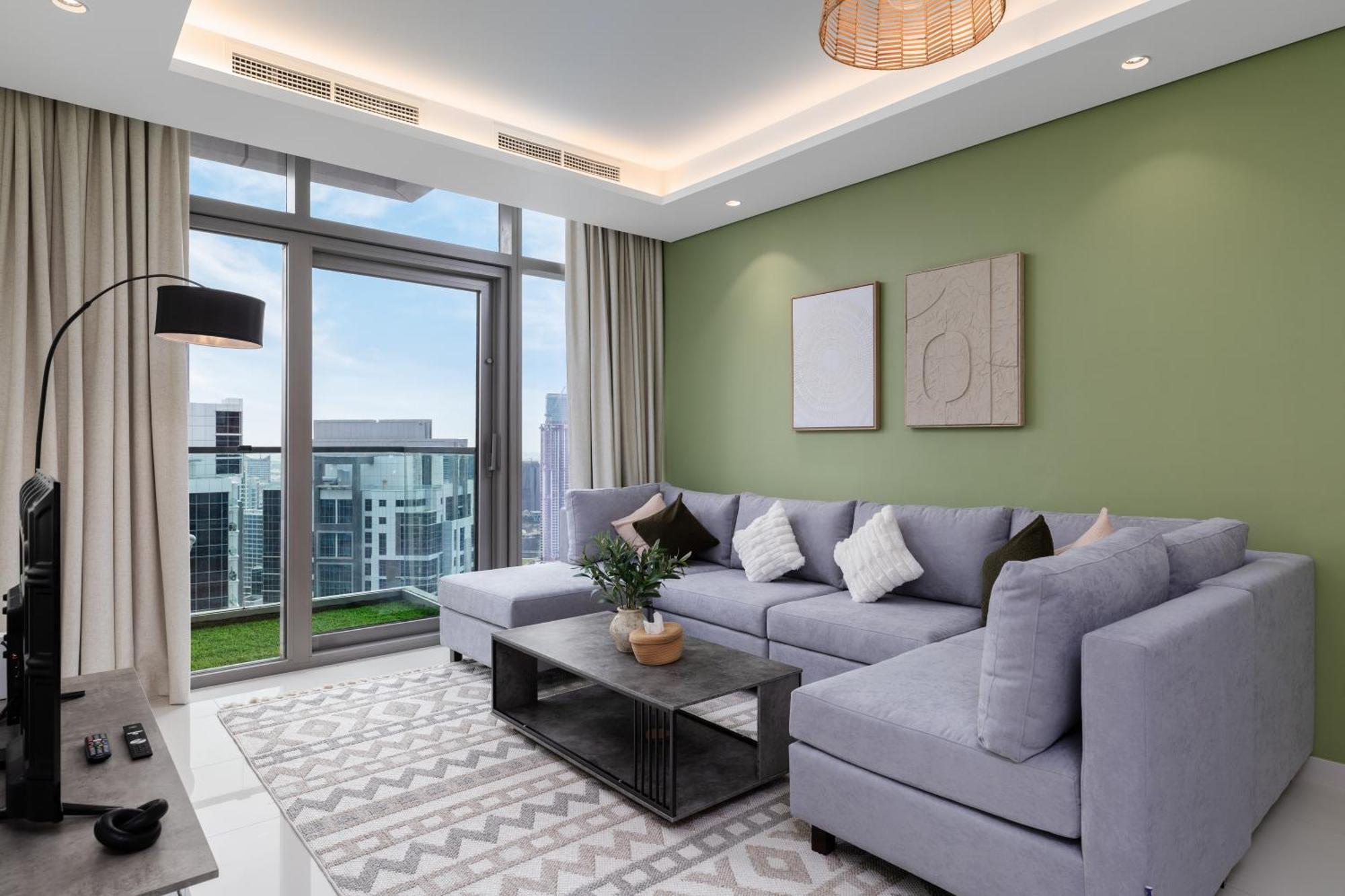 Apartment Downtown Skyline & Burj Khalifa Views Dubai