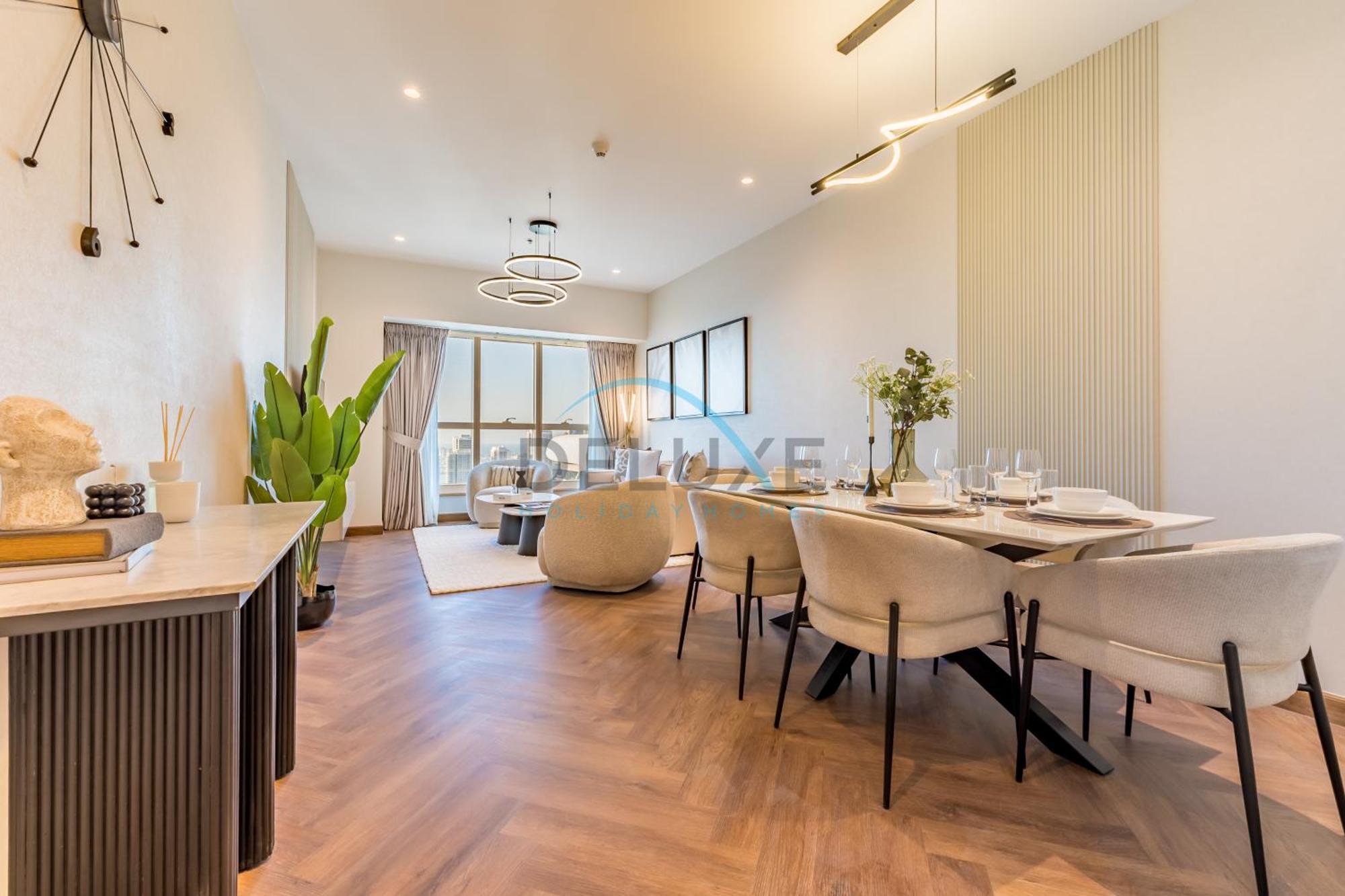 Serene 2br With Iconic Palm Jumeirah Views, Marina By Deluxe Homes * Dubai