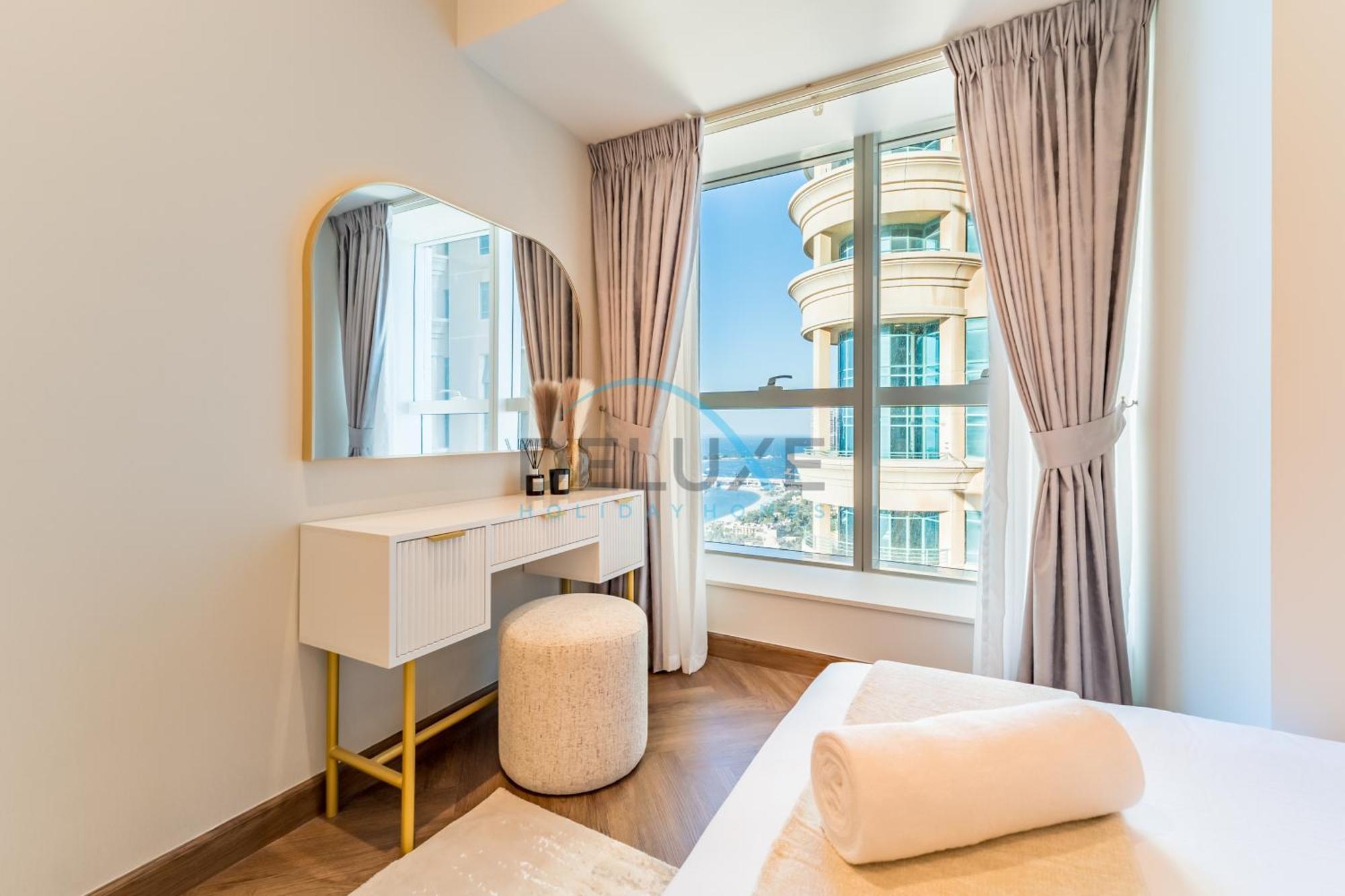 Apartment Serene 2br With Iconic Palm Jumeirah Views, Marina By Deluxe Homes Dubai
