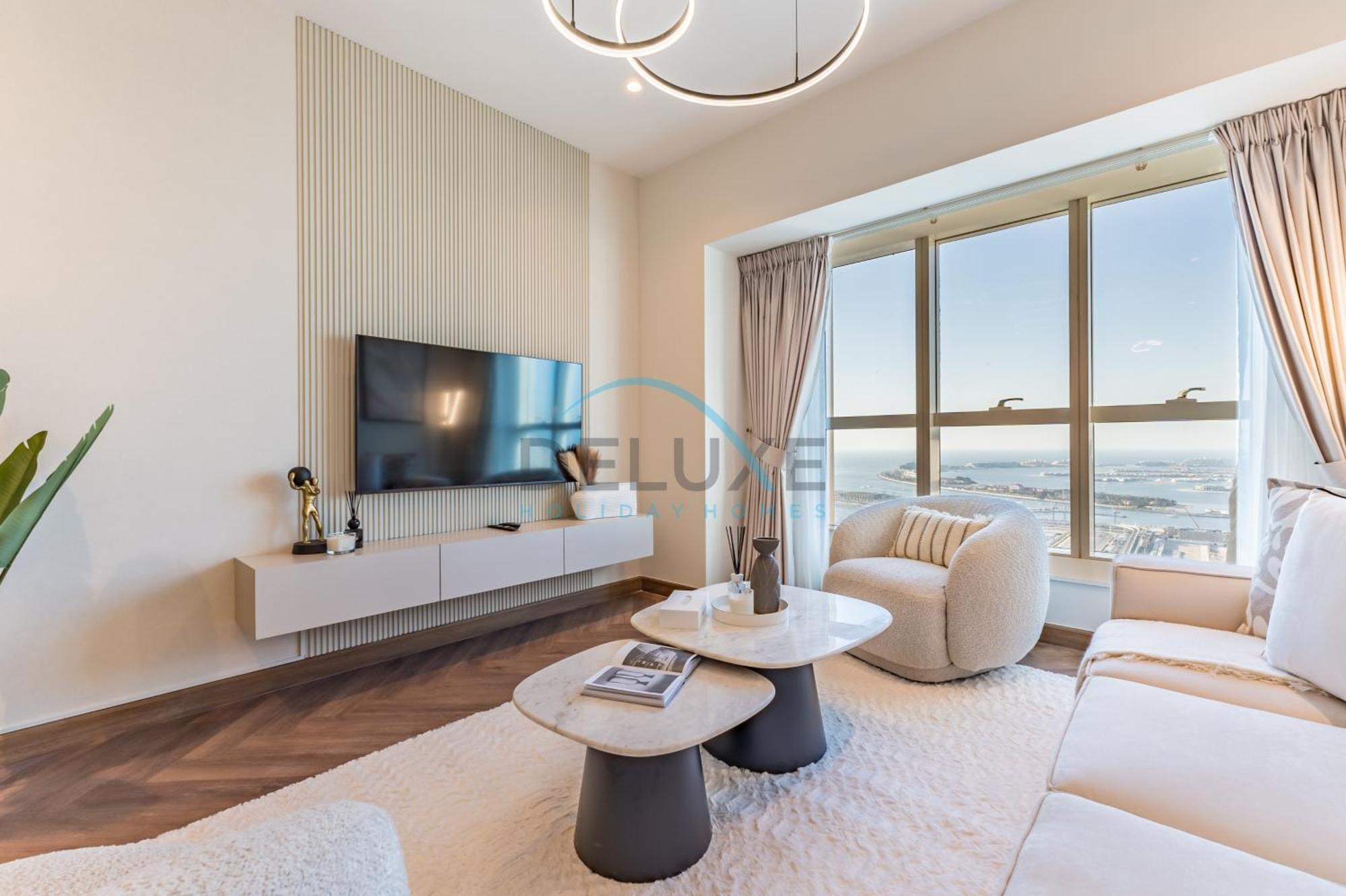 Serene 2br With Iconic Palm Jumeirah Views, Marina By Deluxe Homes