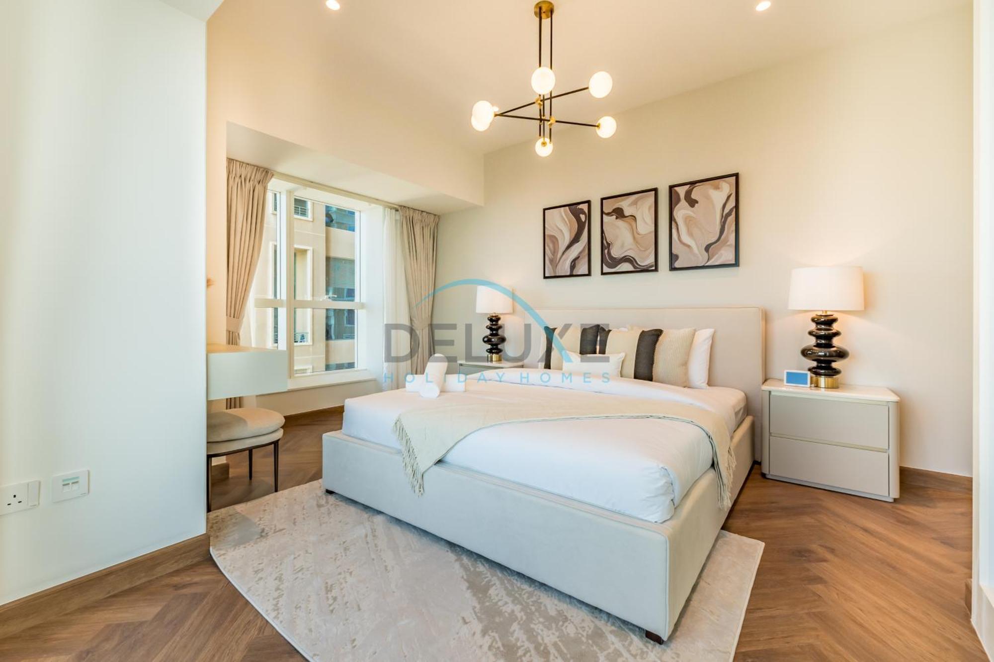 Serene 2br With Iconic Palm Jumeirah Views, Marina By Deluxe Homes Apartment *