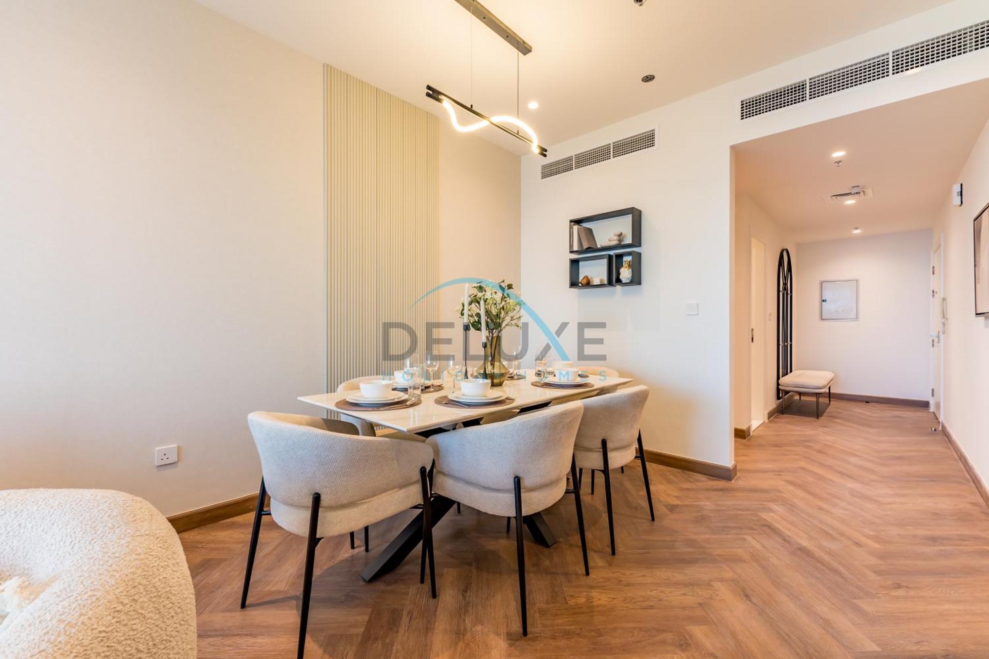 Serene 2br With Iconic Palm Jumeirah Views, Marina By Deluxe Homes Apartment *