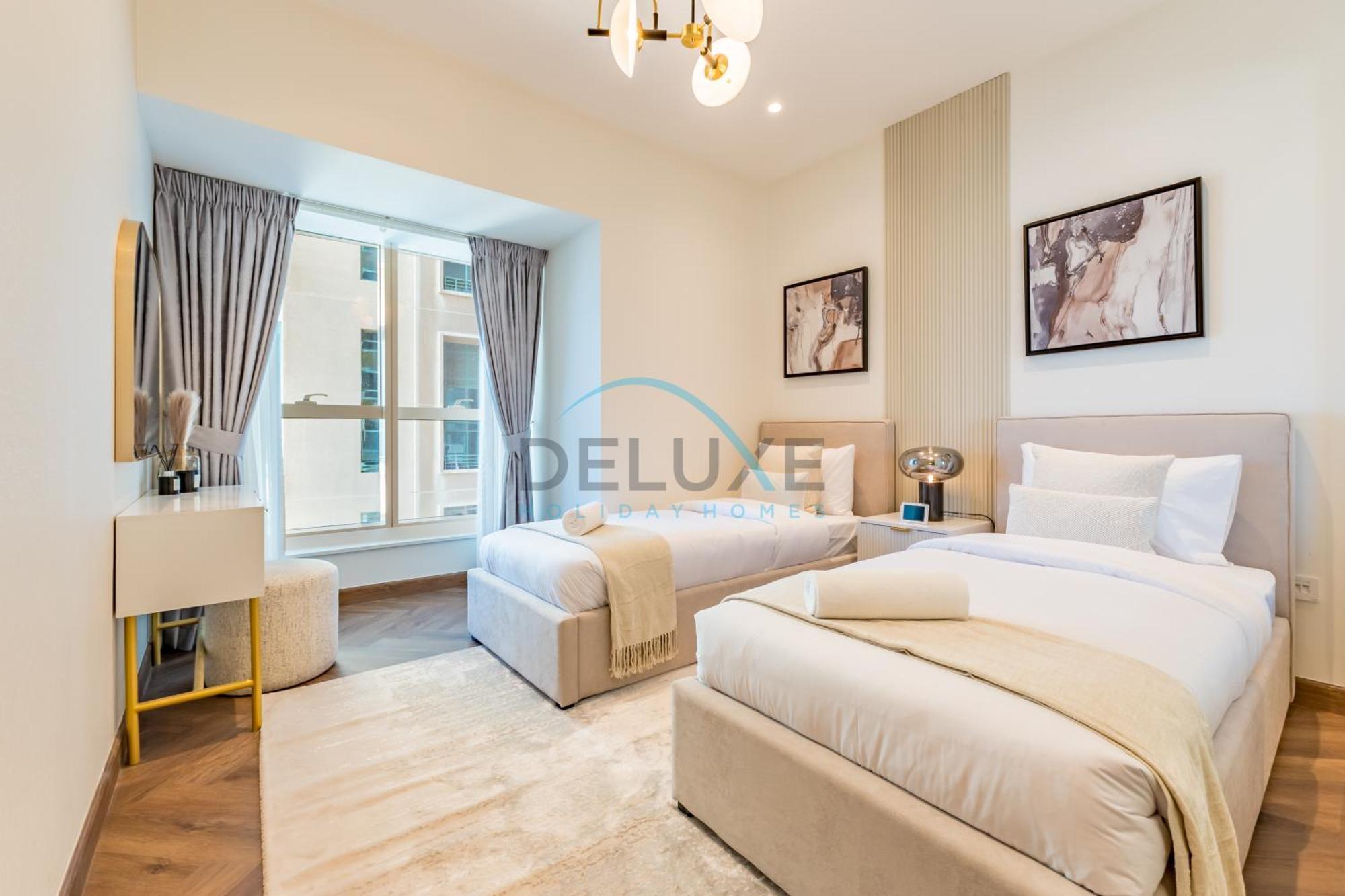 Serene 2br With Iconic Palm Jumeirah Views, Marina By Deluxe Homes Apartment Dubai