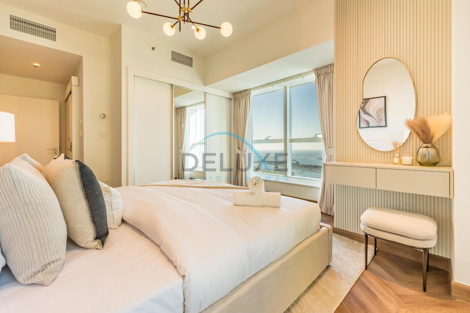 Apartment Serene 2br With Iconic Palm Jumeirah Views, Marina By Deluxe Homes *