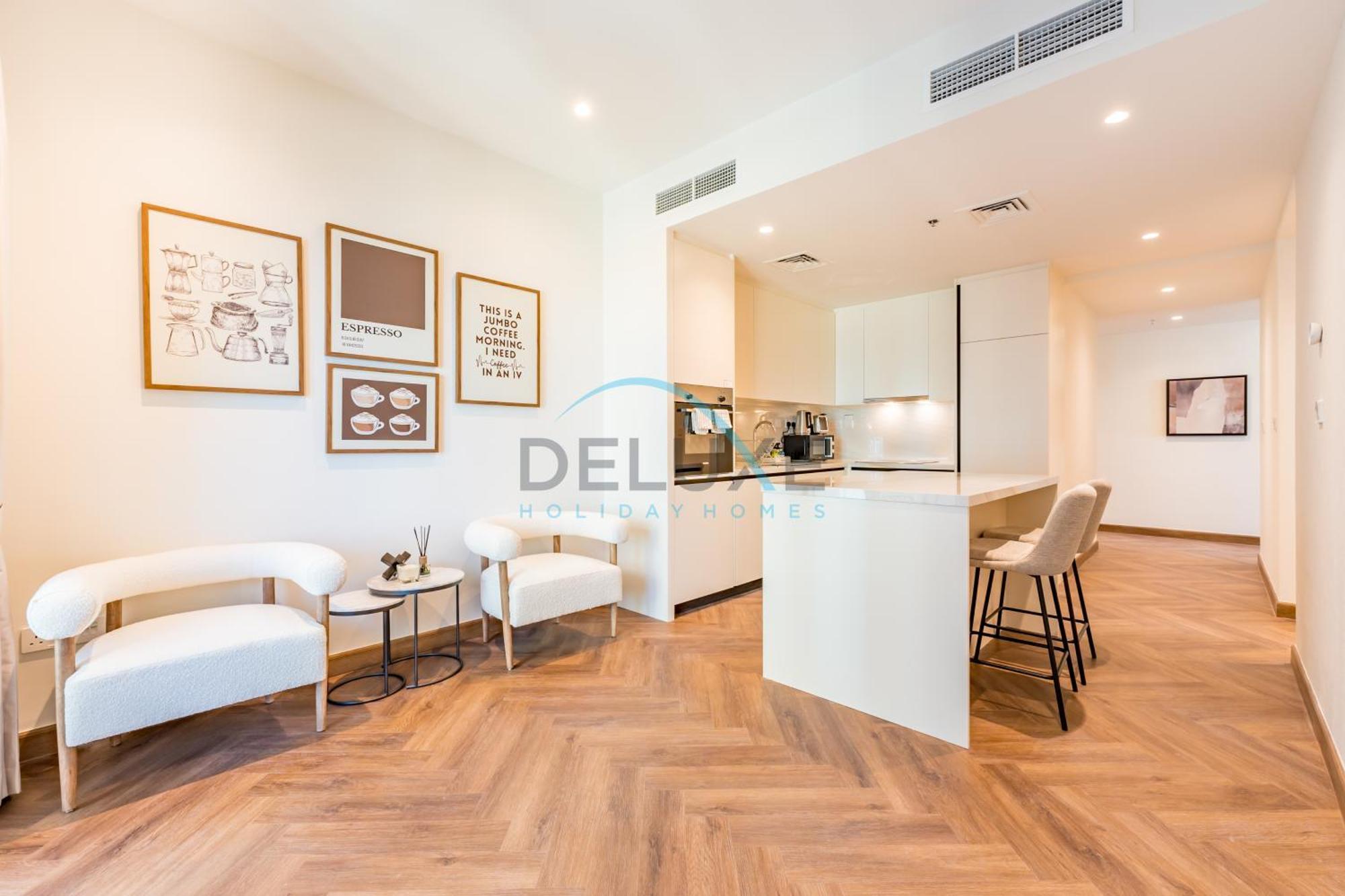 Serene 2br With Iconic Palm Jumeirah Views, Marina By Deluxe Homes * Dubai