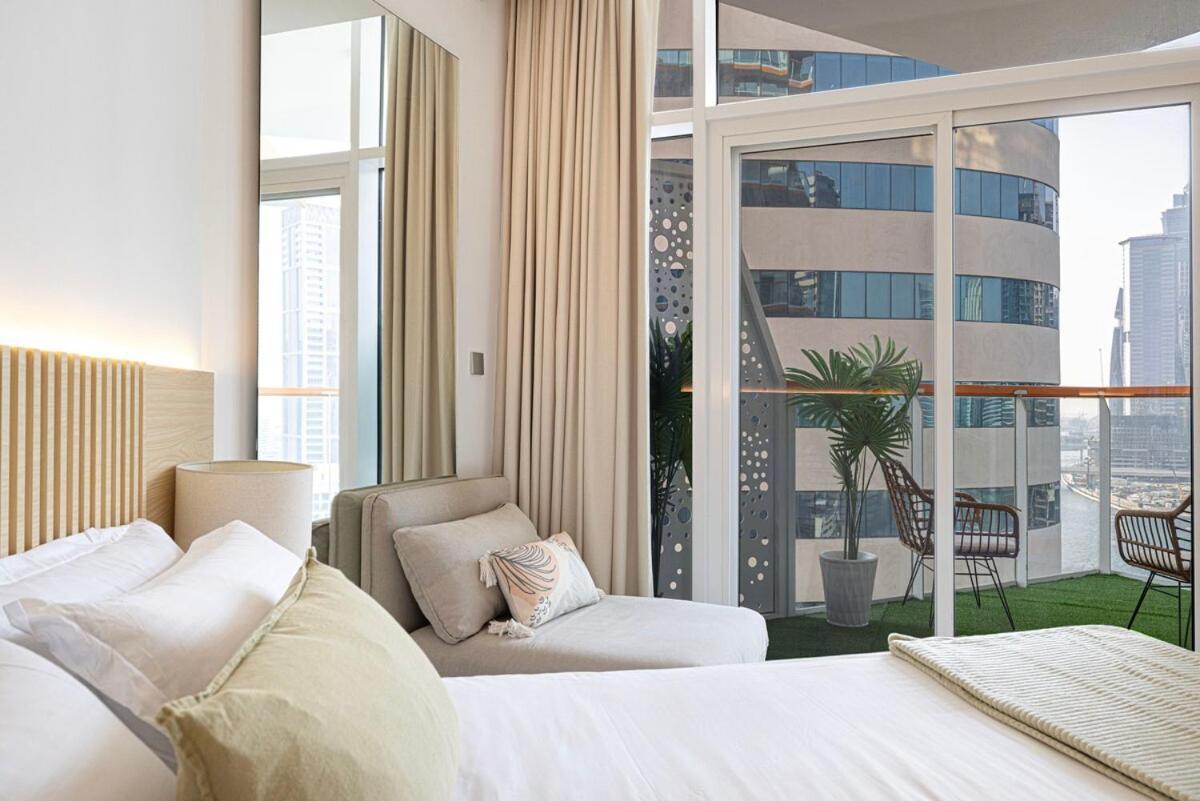 Apartment Panoramic! Burj Khalifa And Canal View! *