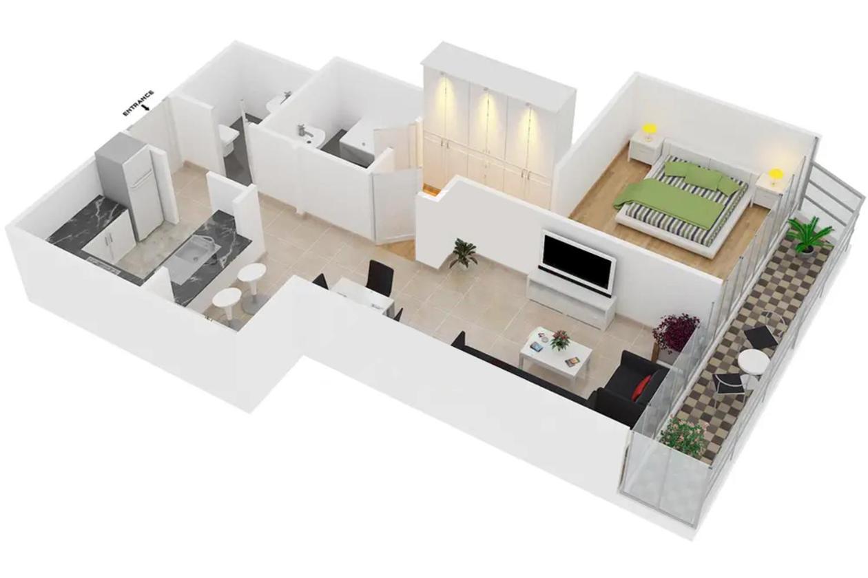 Lux Lavish With Full Marina View 4 *