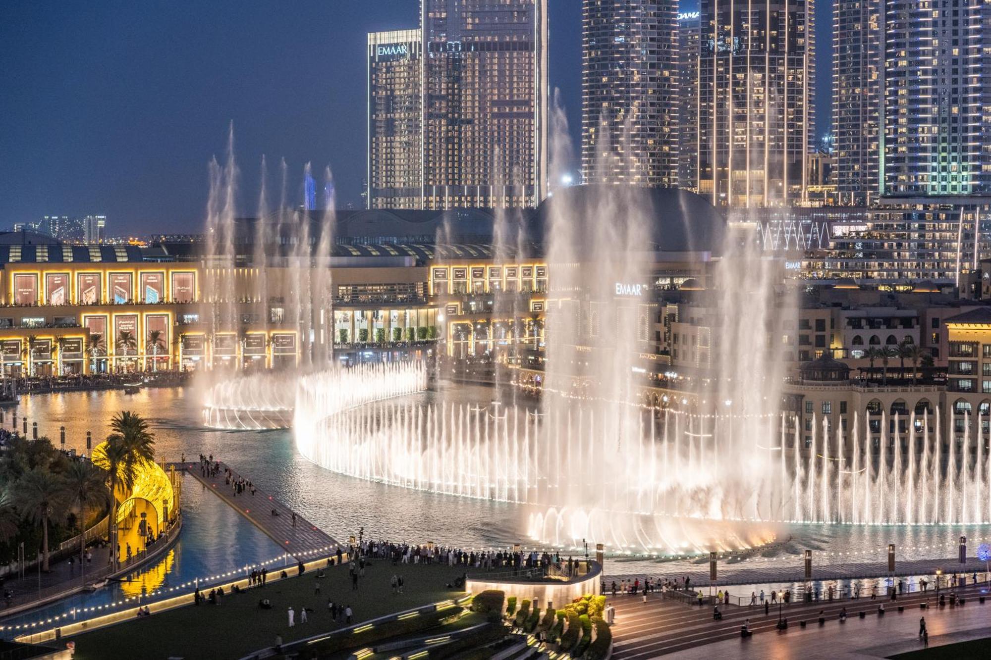 Apartment Hermes-style 2br, Full Burj Khalifa View - Infinity Pool - Full Fountain View Dubai