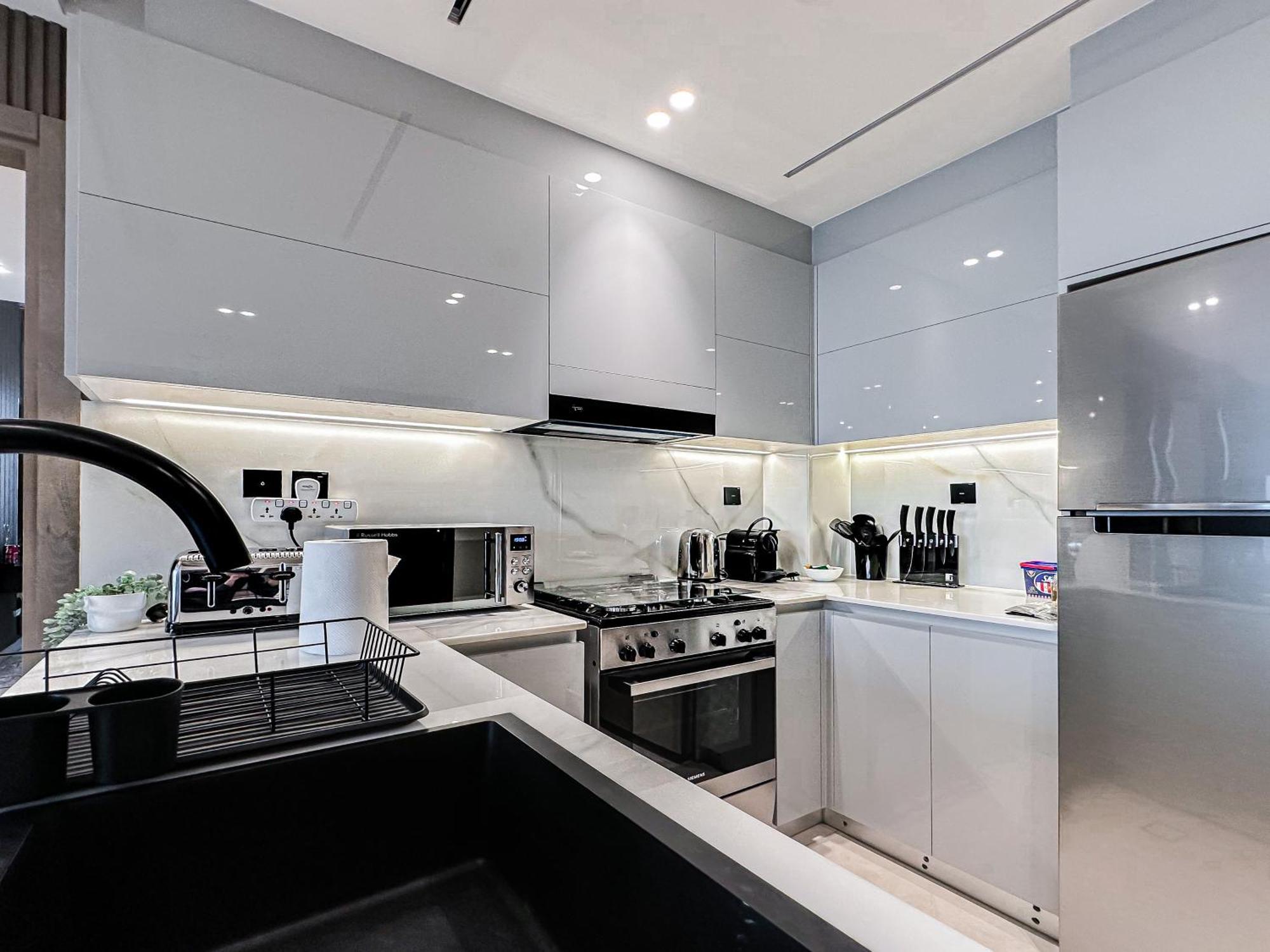 Skyline Oasis - Business Bay With Burj Khalifa Vie Apartment *
