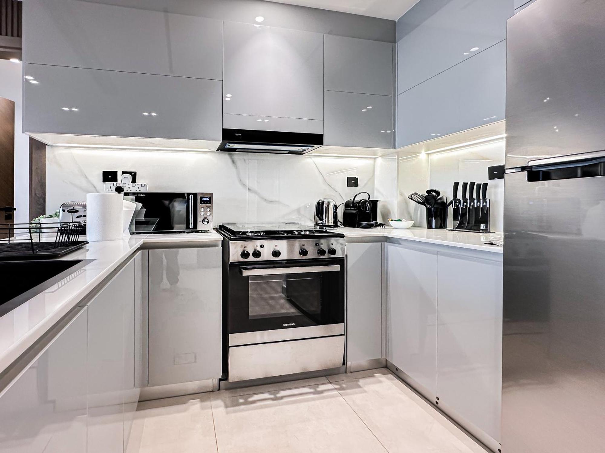 Apartment Skyline Oasis - Business Bay With Burj Khalifa Vie Dubai