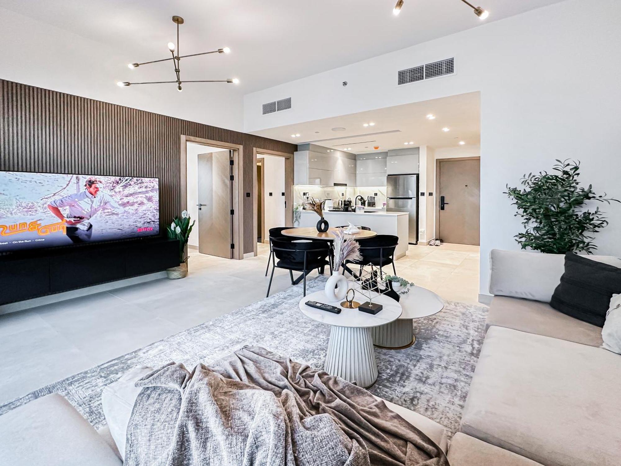 Skyline Oasis - Business Bay With Burj Khalifa Vie Apartment