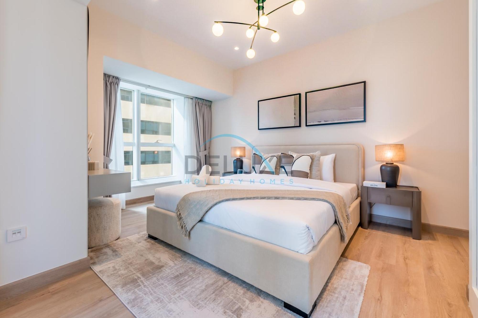 Upgraded 2br With Partial Sea View Near To Tram, Elite Residence, Marina By Deluxe Homes Apartment *
