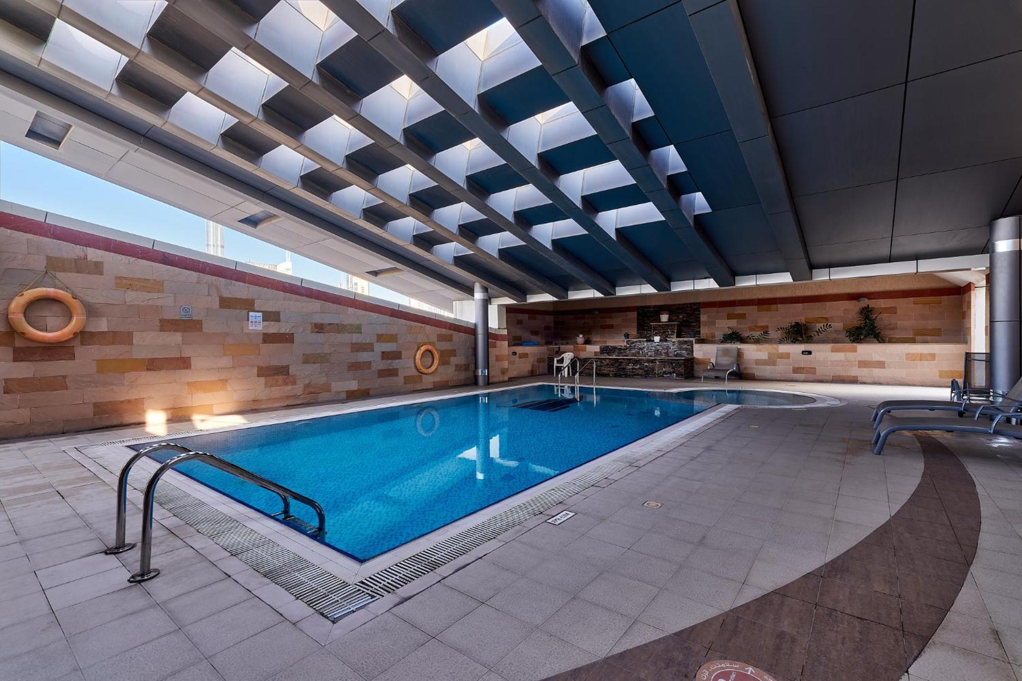 Lovely 1br In Scala Tower With Canal & Burj View Dubai