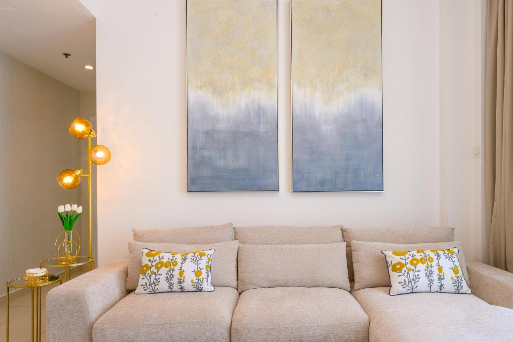 Apartment Lovely 1br In Scala Tower With Canal & Burj View