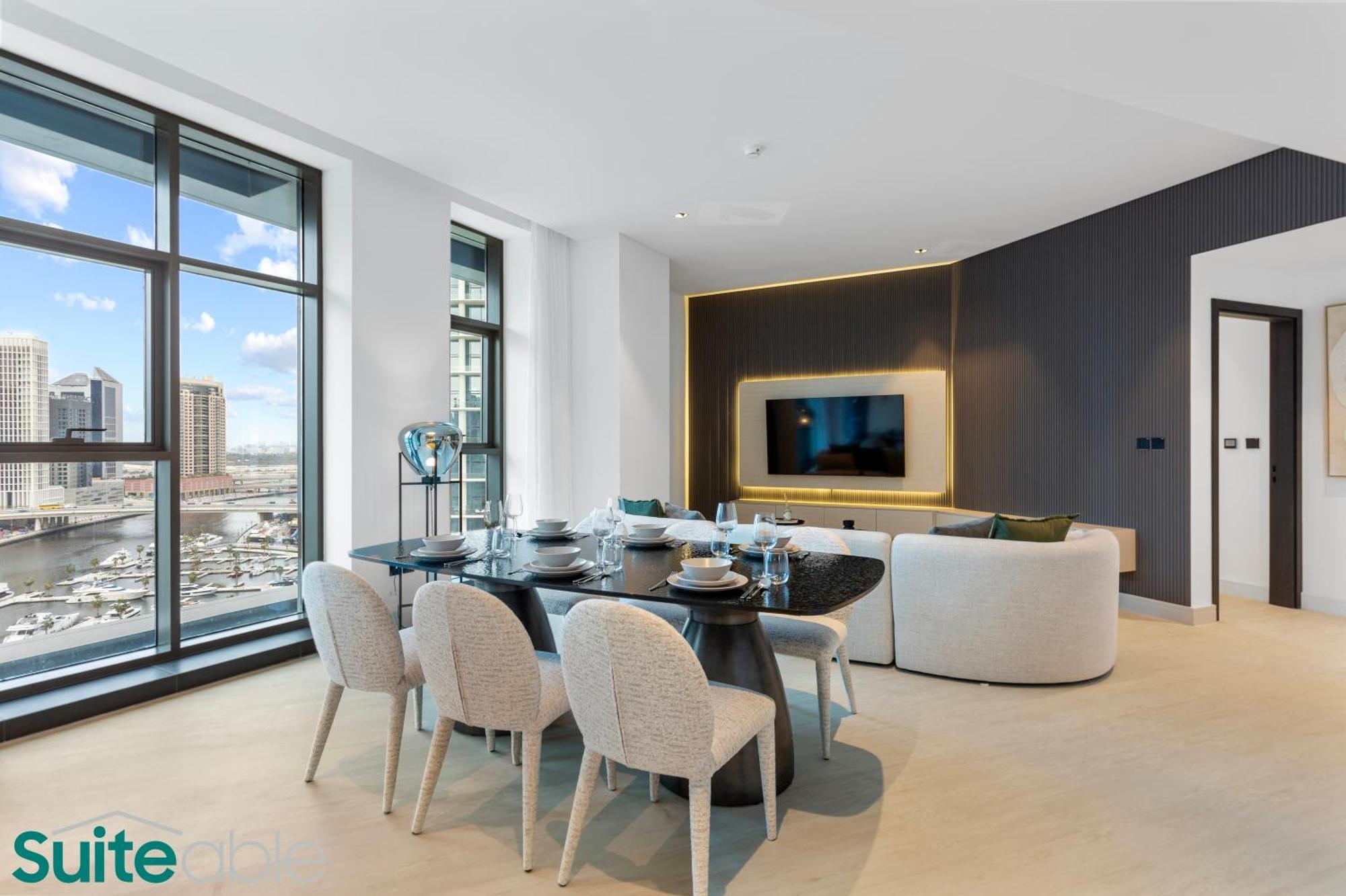 Luxe 2 Bedroom With Burj Khalifa And Marina Views * Dubai