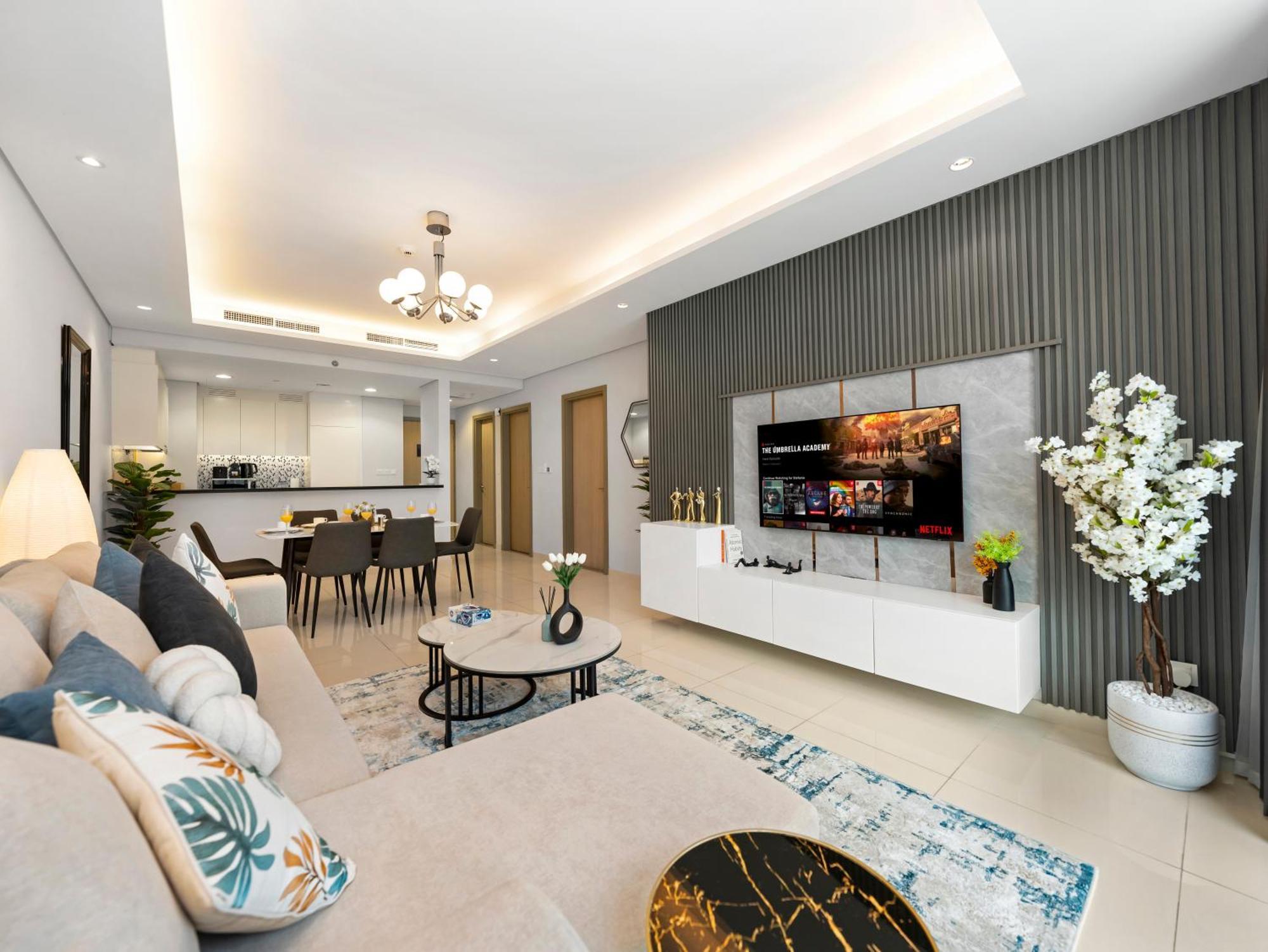 Apartment Stunning Burj View - High Infinity Pool - Cozy 2br Dubai