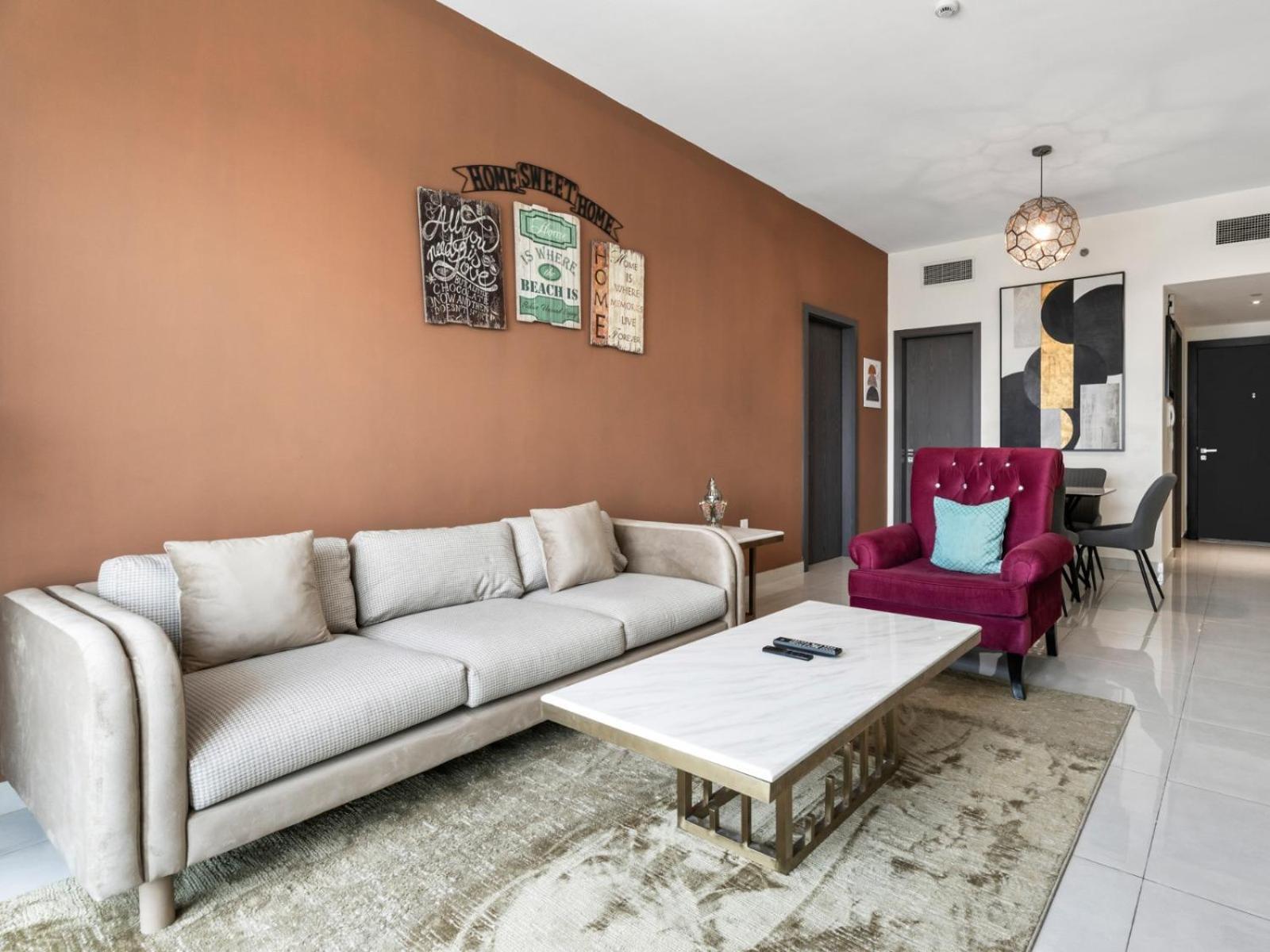 Apartment Sleek 1-bedroom -ag Tower, Business Bay *