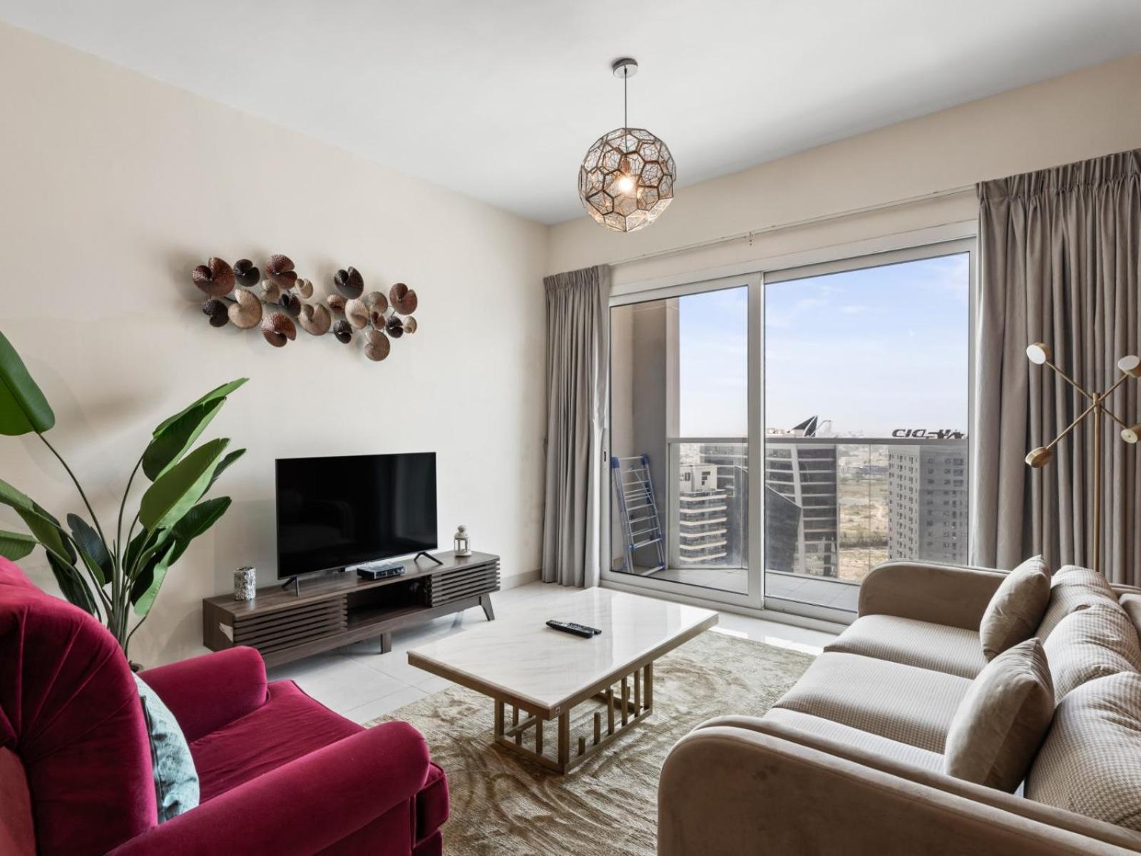 Apartment Sleek 1-bedroom -ag Tower, Business Bay Dubai