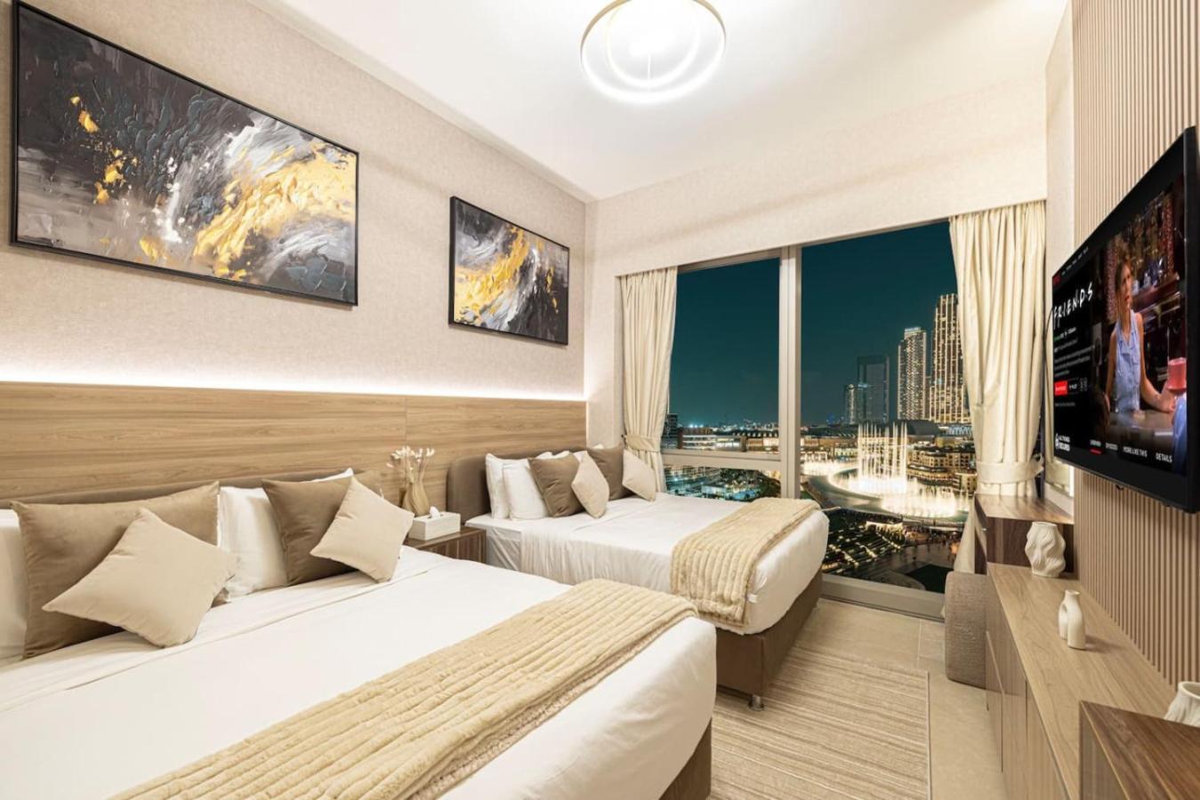 Apartment New Burj Khalifa And Fountains View Luxury *