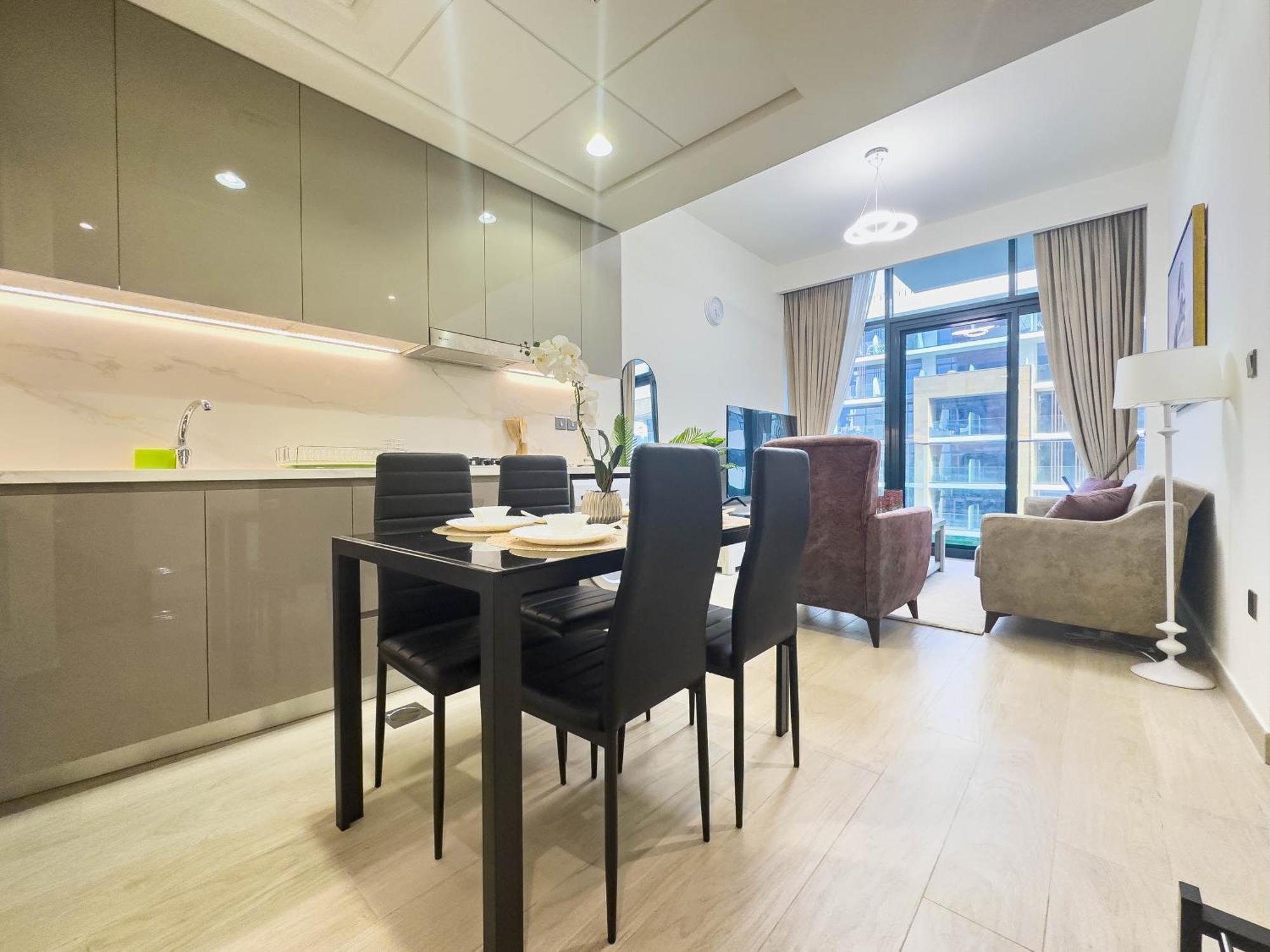 Cozy Oasis In Meydan Apartment *