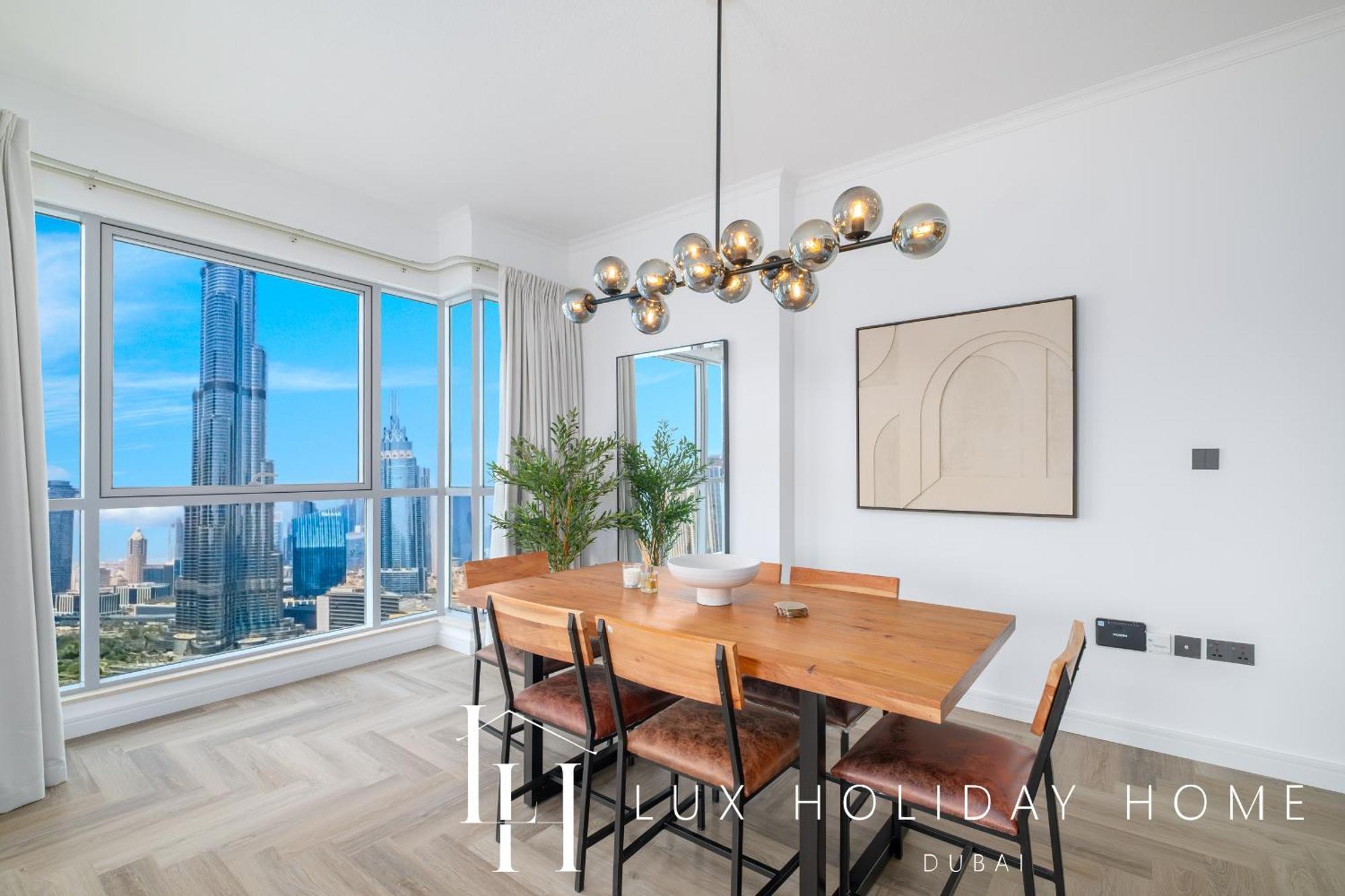 Lux The Burj Khalifa Fountain View Apartment