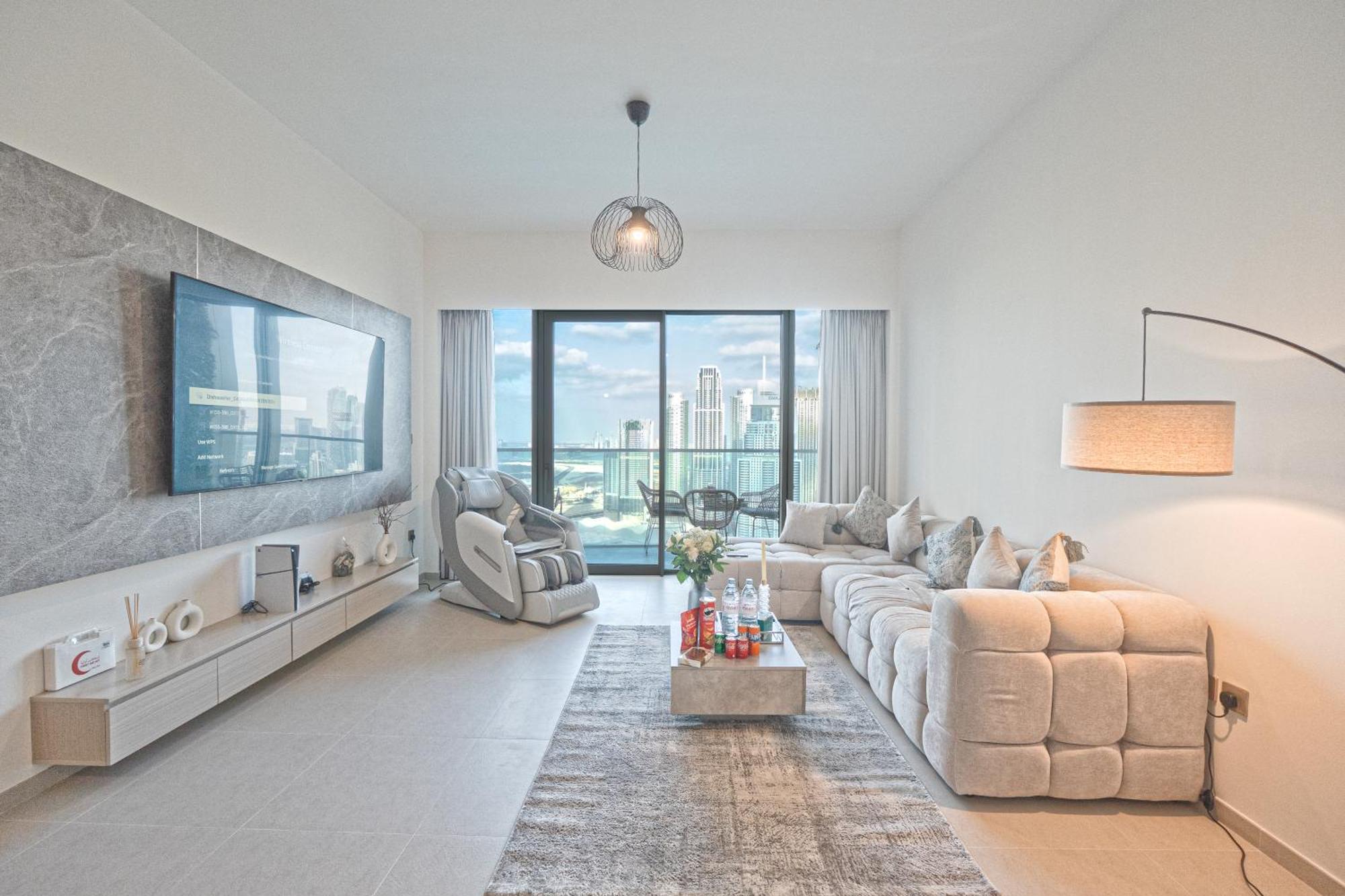 Venetian - Chill In 2br Insane Burj Views & Luxe Massage Chair * Dubai