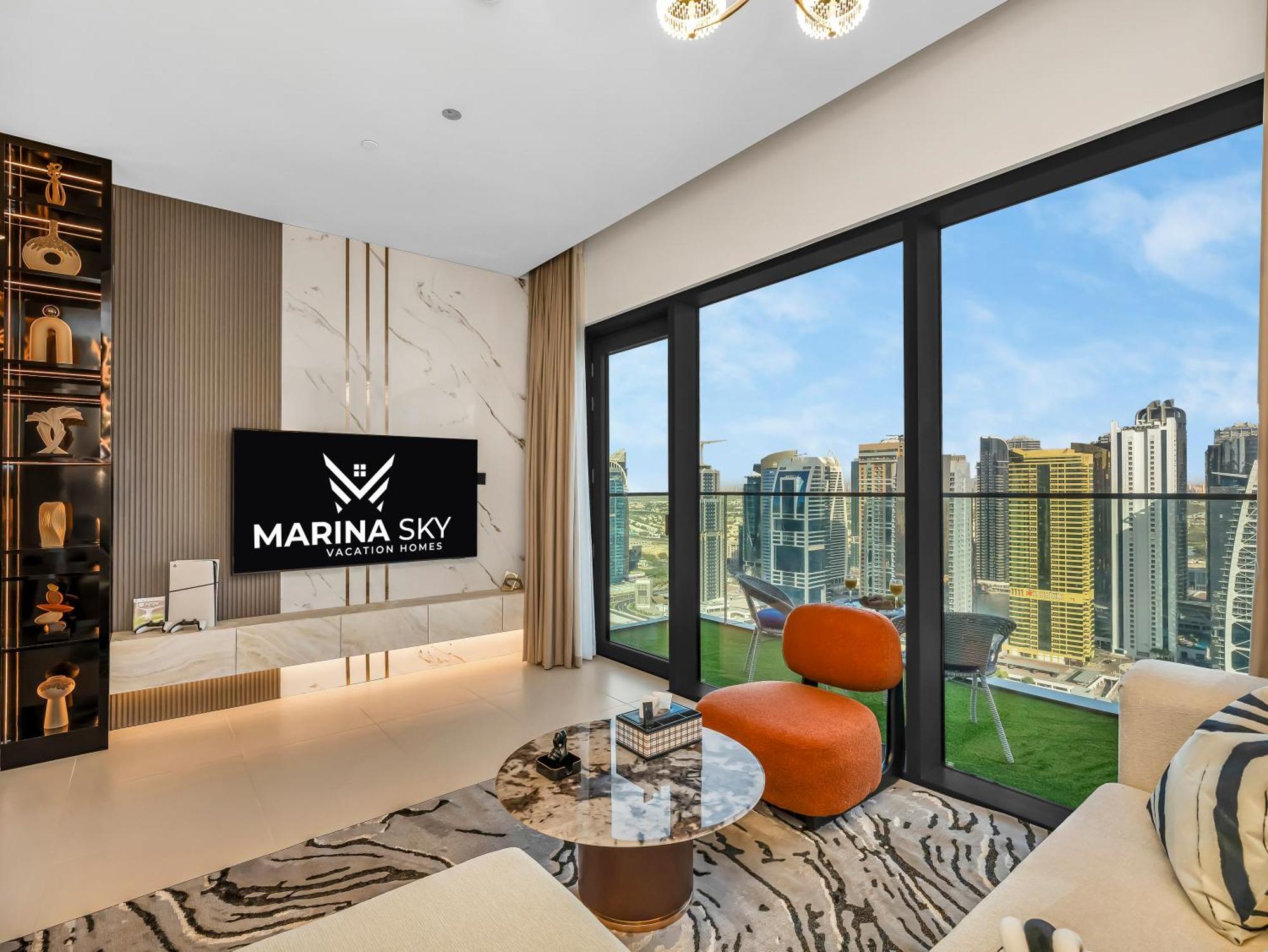 Apartment Vida & Yacht Club -new 2 Bhk -sea, Ain & Marina View