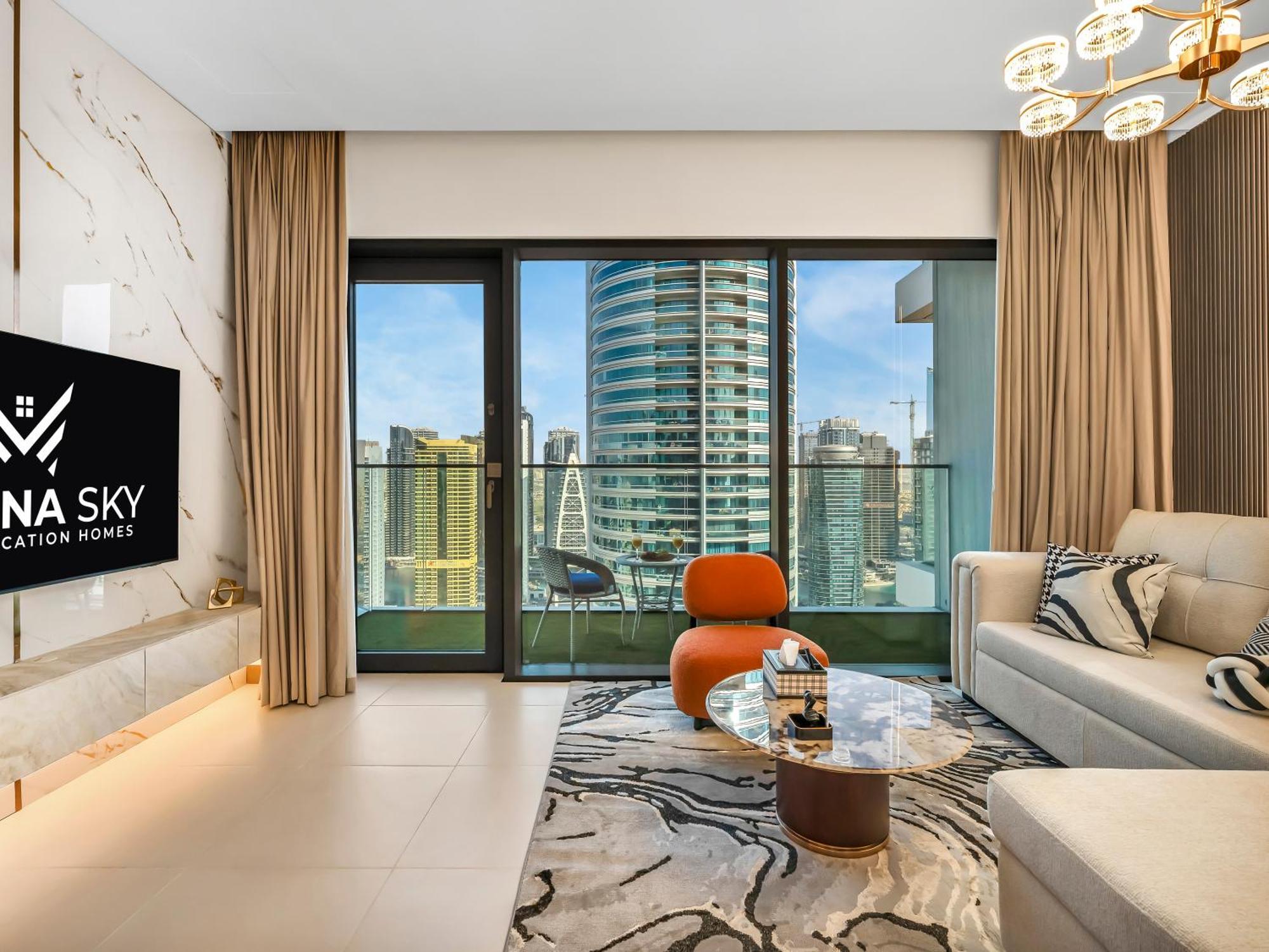 Apartment Vida & Yacht Club -new 2 Bhk -sea, Ain & Marina View *