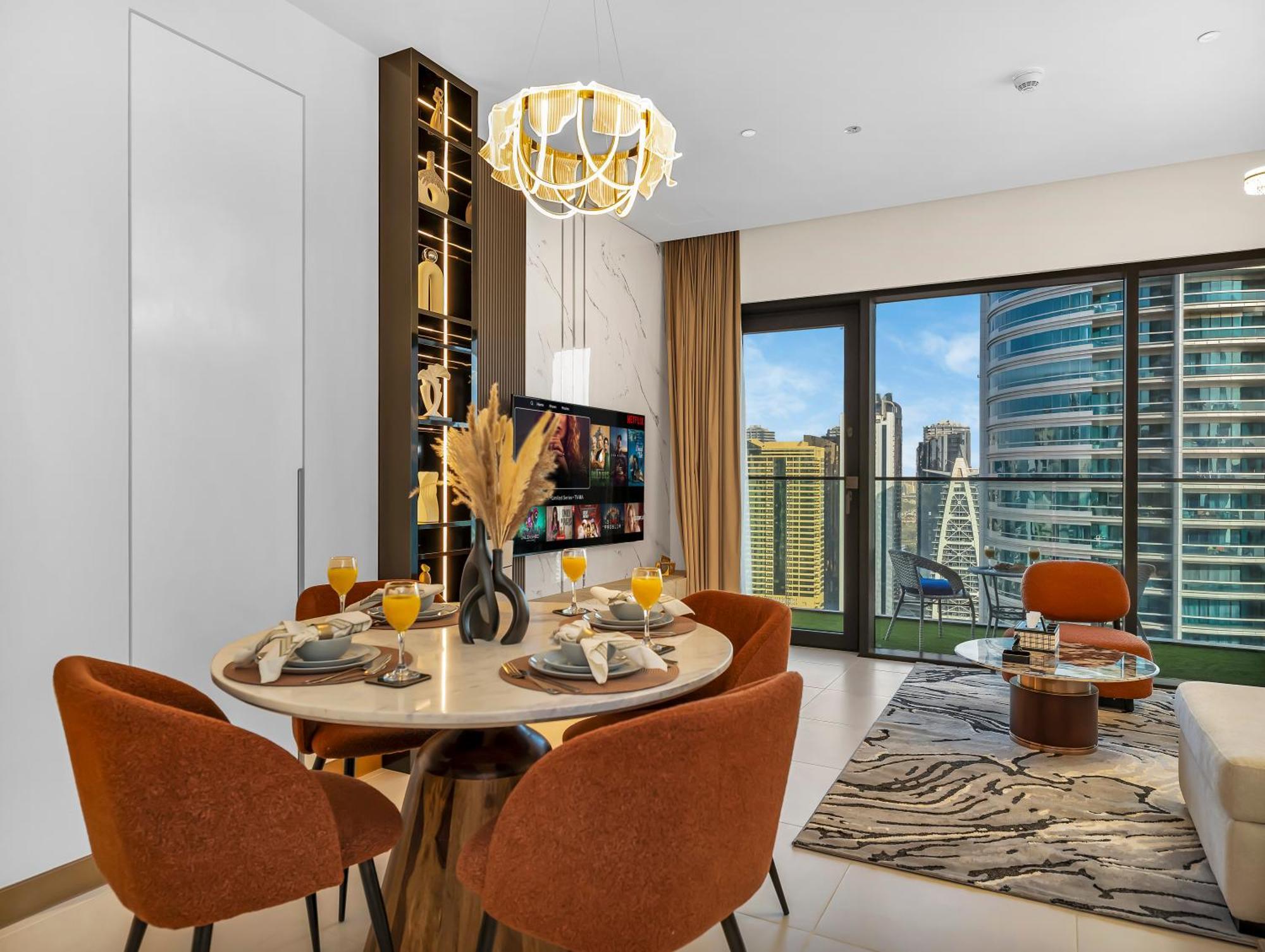 Apartment Vida & Yacht Club -new 2 Bhk -sea, Ain & Marina View *