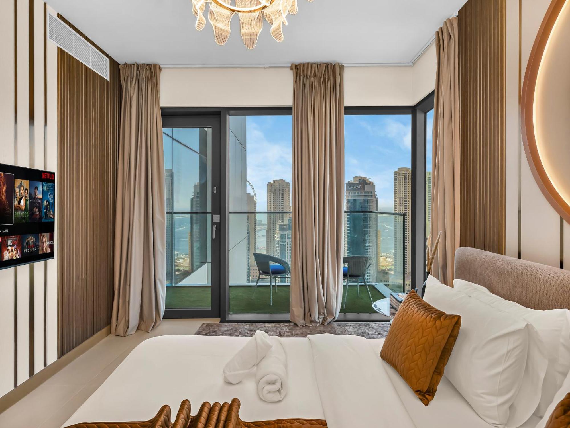Apartment Vida & Yacht Club -new 2 Bhk -sea, Ain & Marina View *