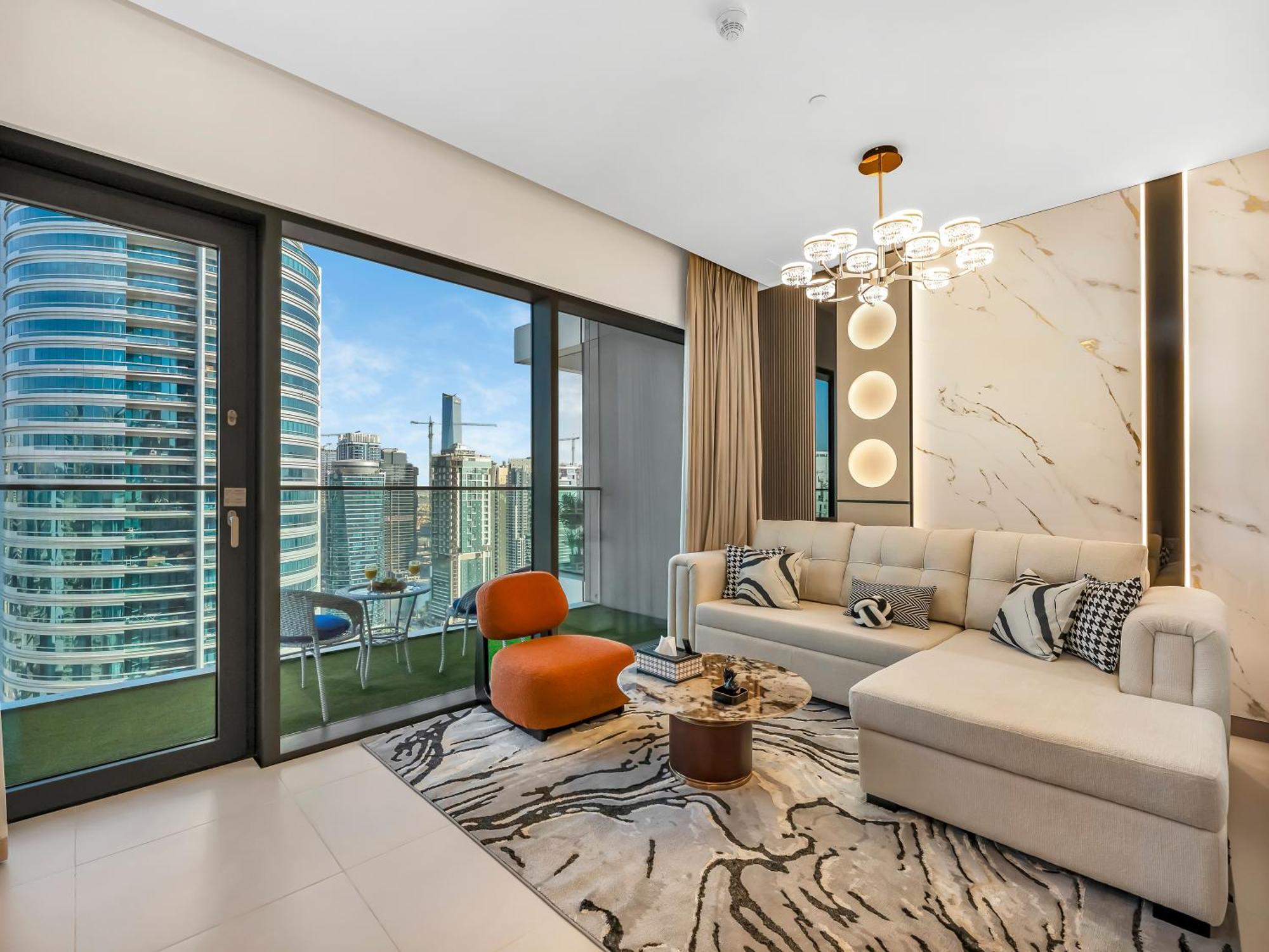 Apartment Vida & Yacht Club -new 2 Bhk -sea, Ain & Marina View Dubai
