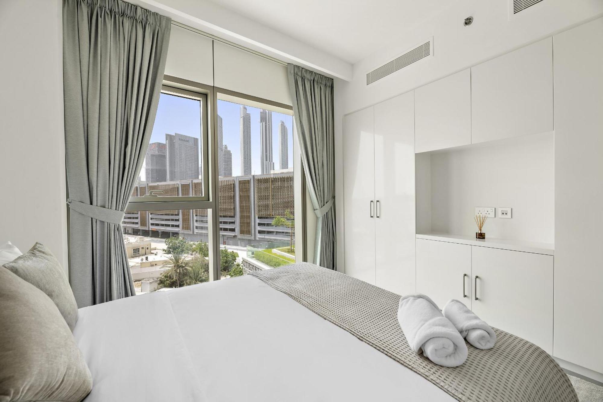 Vayk - Chic 3br With Burj Khalifa View In Downtown *