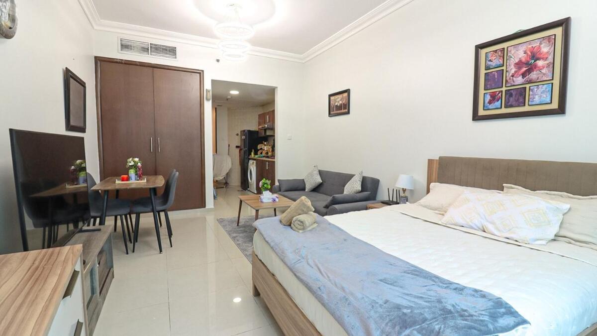 Apartment Elegant Near Burj Khalifa Pool And Gym