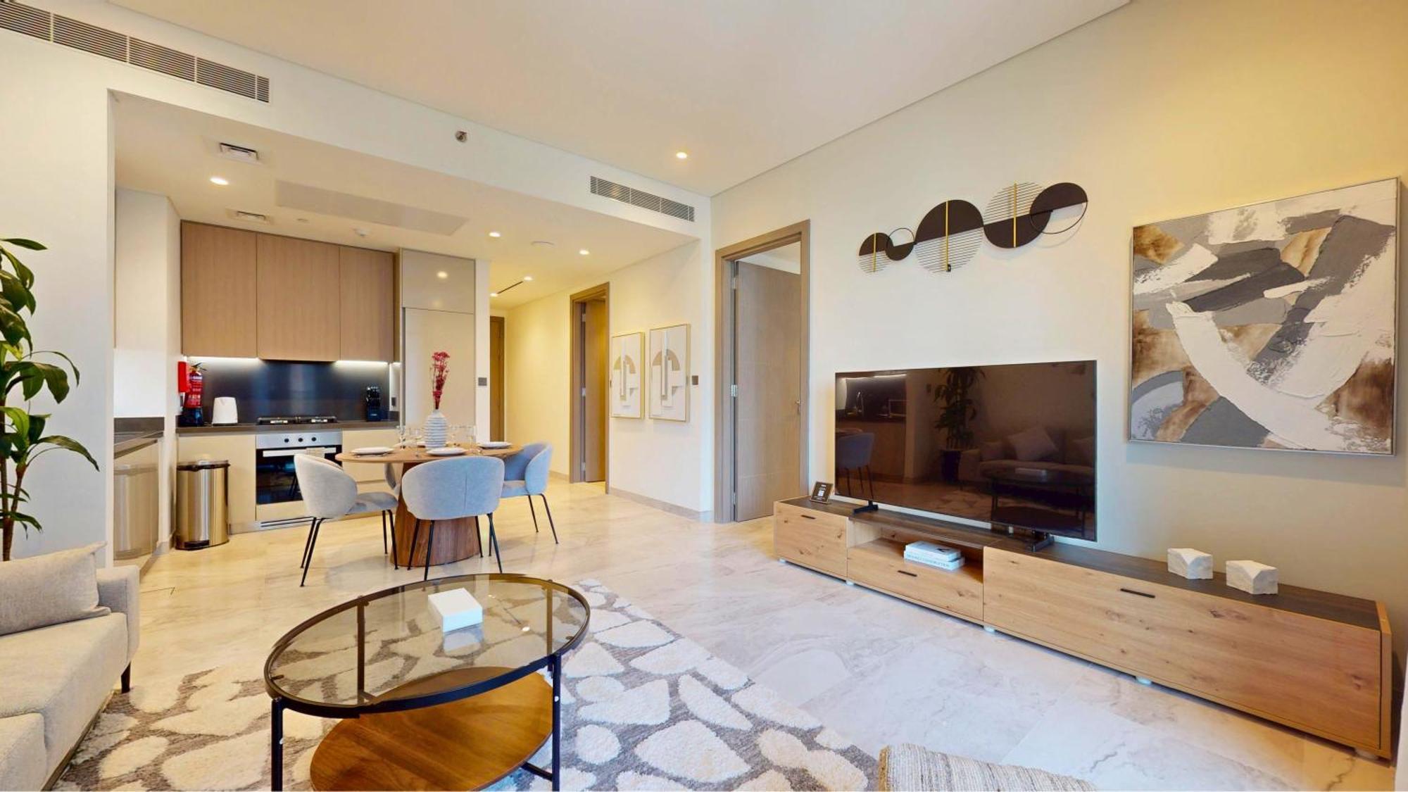 Apartment Designer Interiors - Canal View 1br In Business Bay Dubai
