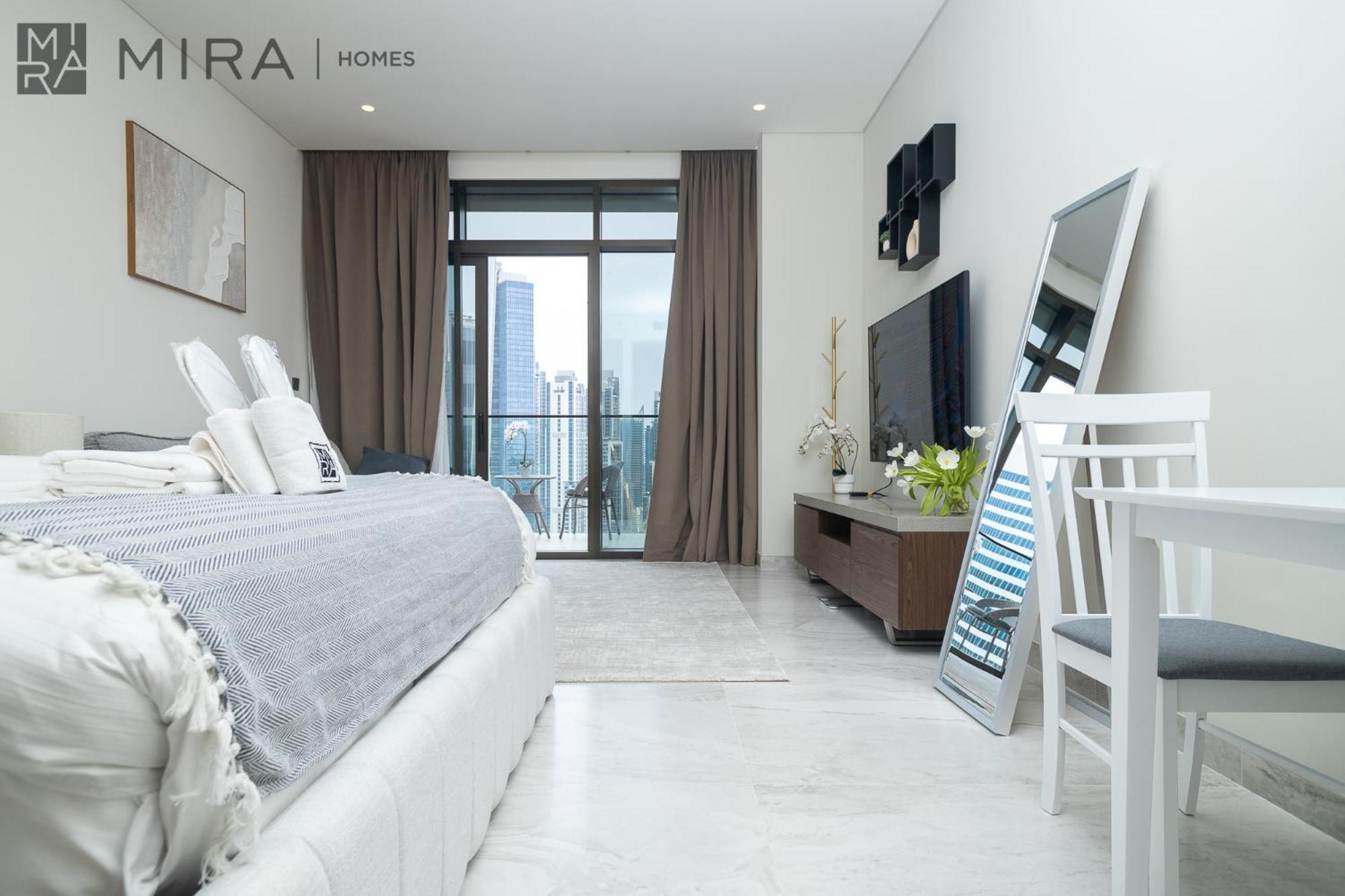 Mira Homes - Newly And Cosy With Balcony In Business Bay Apartment *