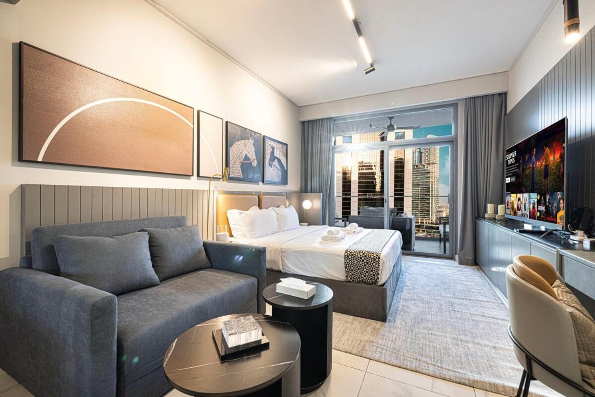 Apartment Cosy Studio, 7-min Walk Burj Khalifa And Mall Dubai