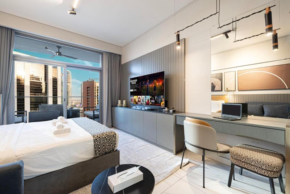 Cosy Studio, 7-min Walk Burj Khalifa And Mall *