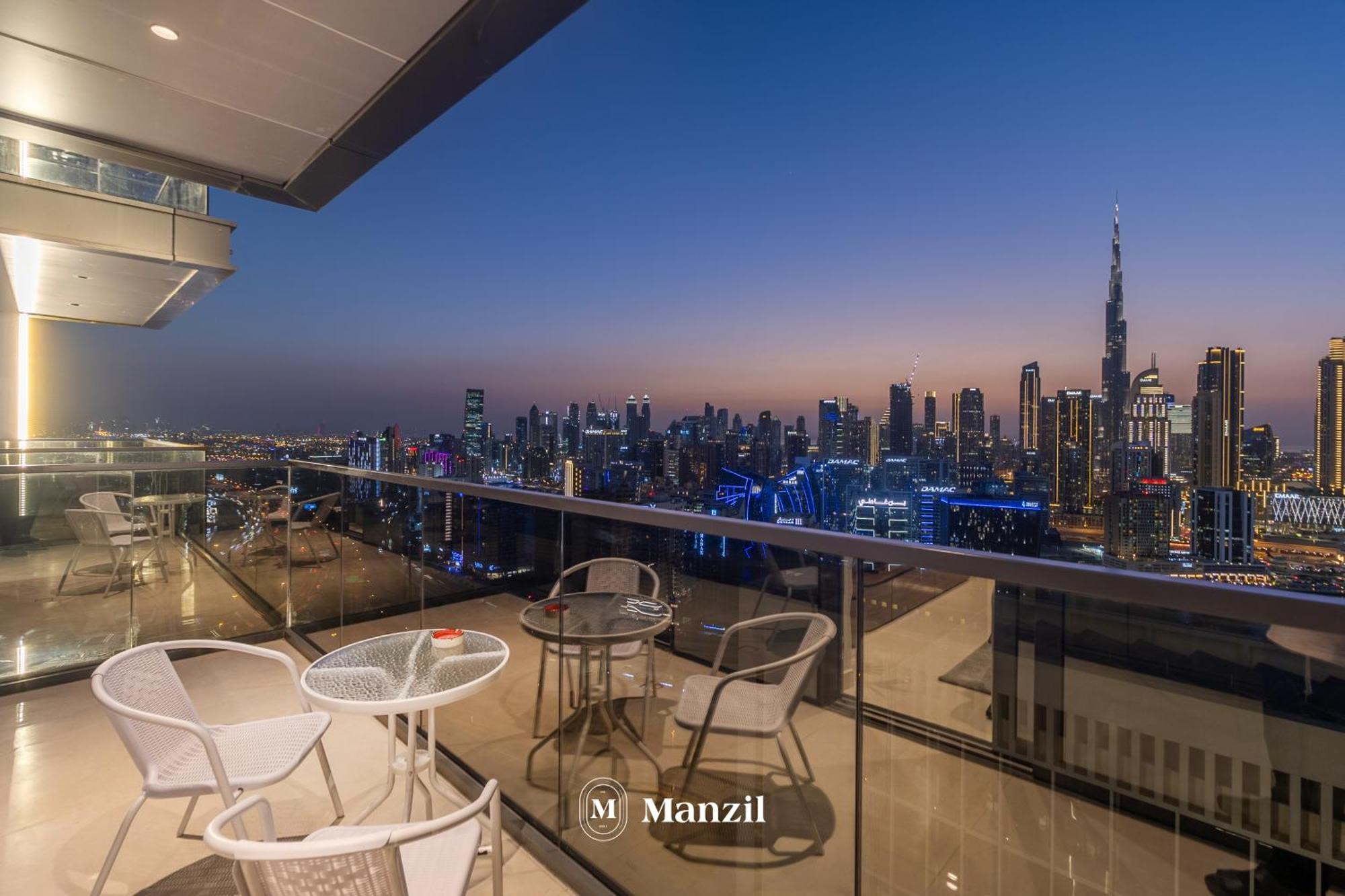 Apartment Luxury 1br At With Burj View In Business Bay, 2km To Mall