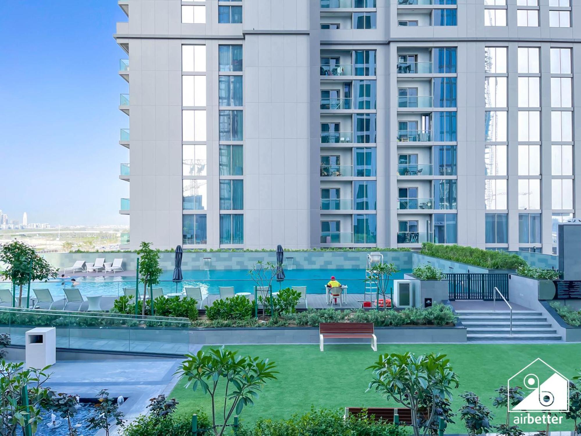 Apartment Modern 2b With Pool Acess Sobha Creek Dubai