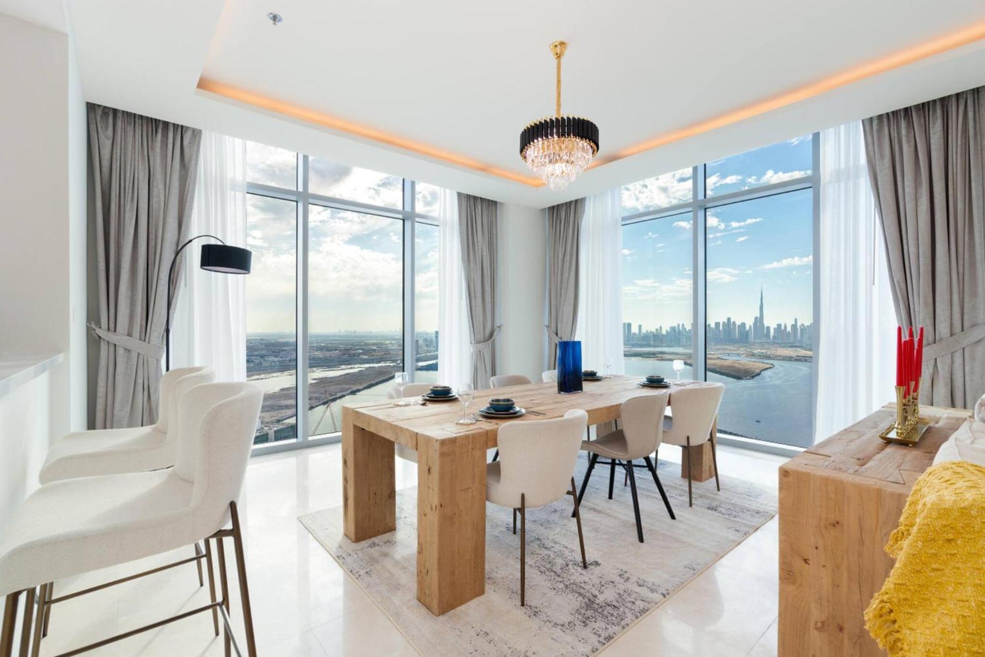Boulevard - Luxury 3br Penthouse With Burj Khalifa And Creek Views Dubai
