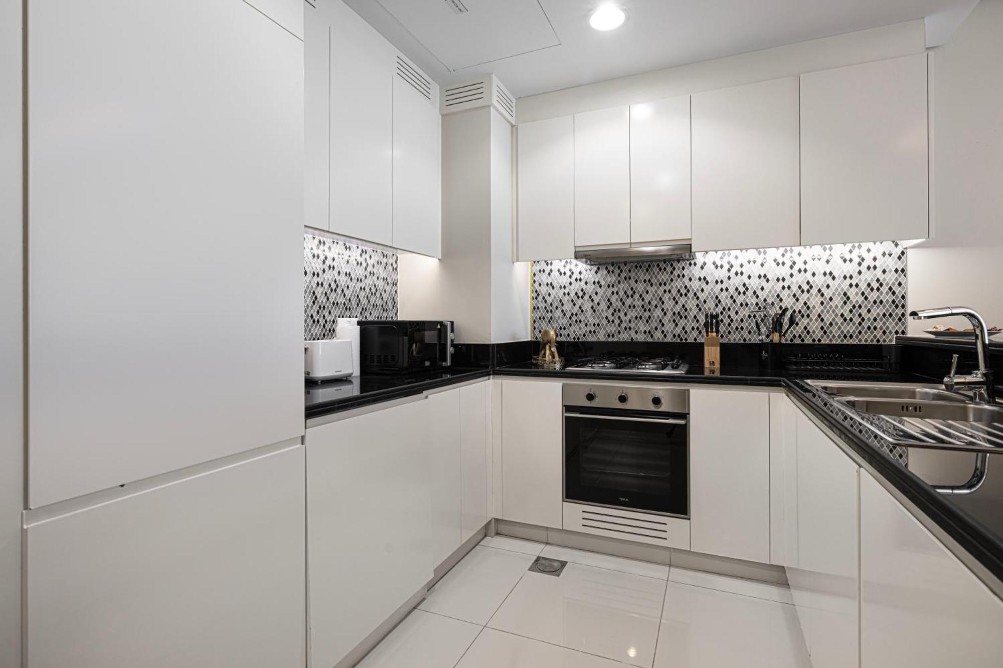 Apartment Paramount Midtown - Luxury & Infinity Pool With Burj Khalifa View Dubai