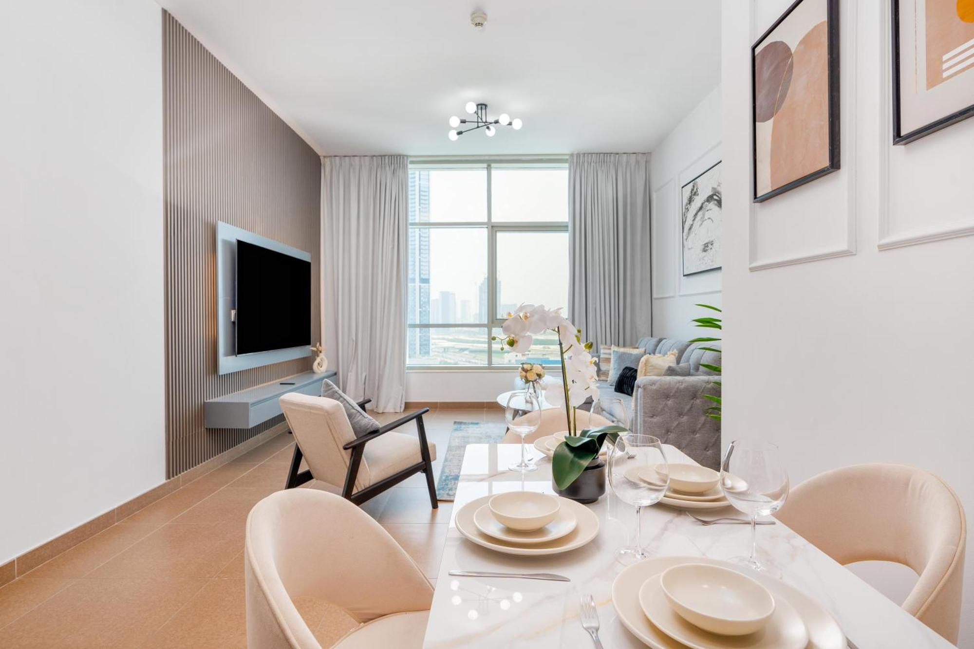 White Sage Newly Renovated 1br Business Bay Hamilton Residency *