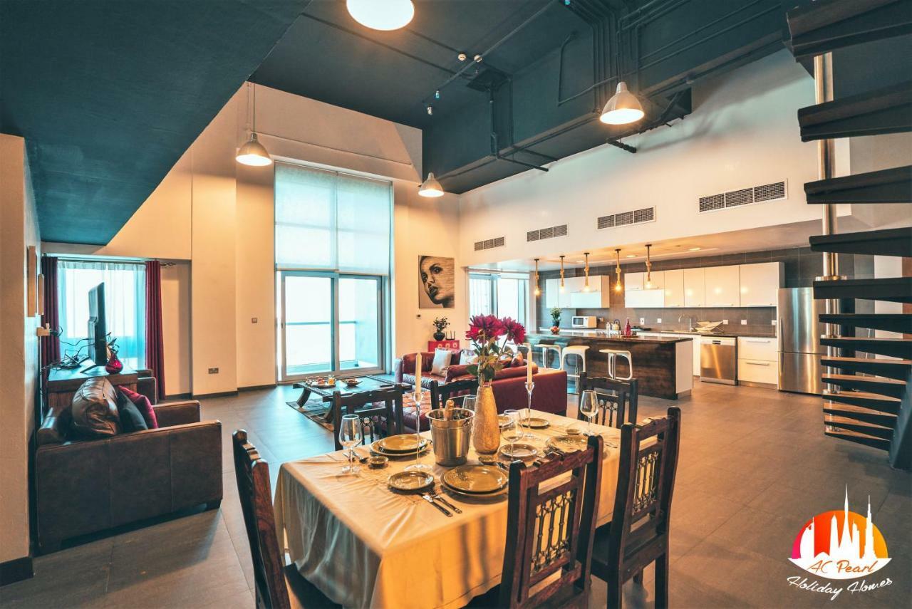 Apartment A C Pearl Holiday Homes - The Loft With Burj Khalifa View Dubai
