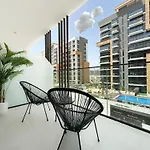 Trophy Blissful Bend Studio In Meydan With Pool Views