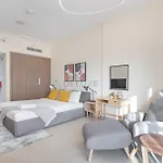 Private Balcony With Peaceful Community View Studio, Azizi Samia, Jebel Ali By Deluxe Holiday Homes